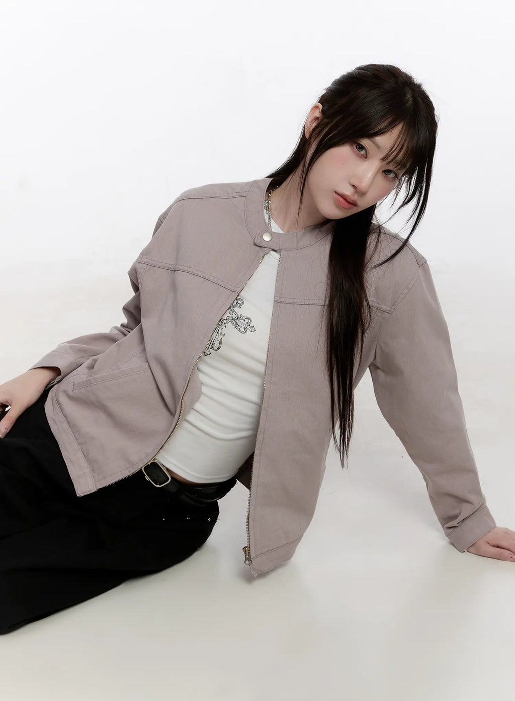 Cotton Zip-Up Jacket CS530
