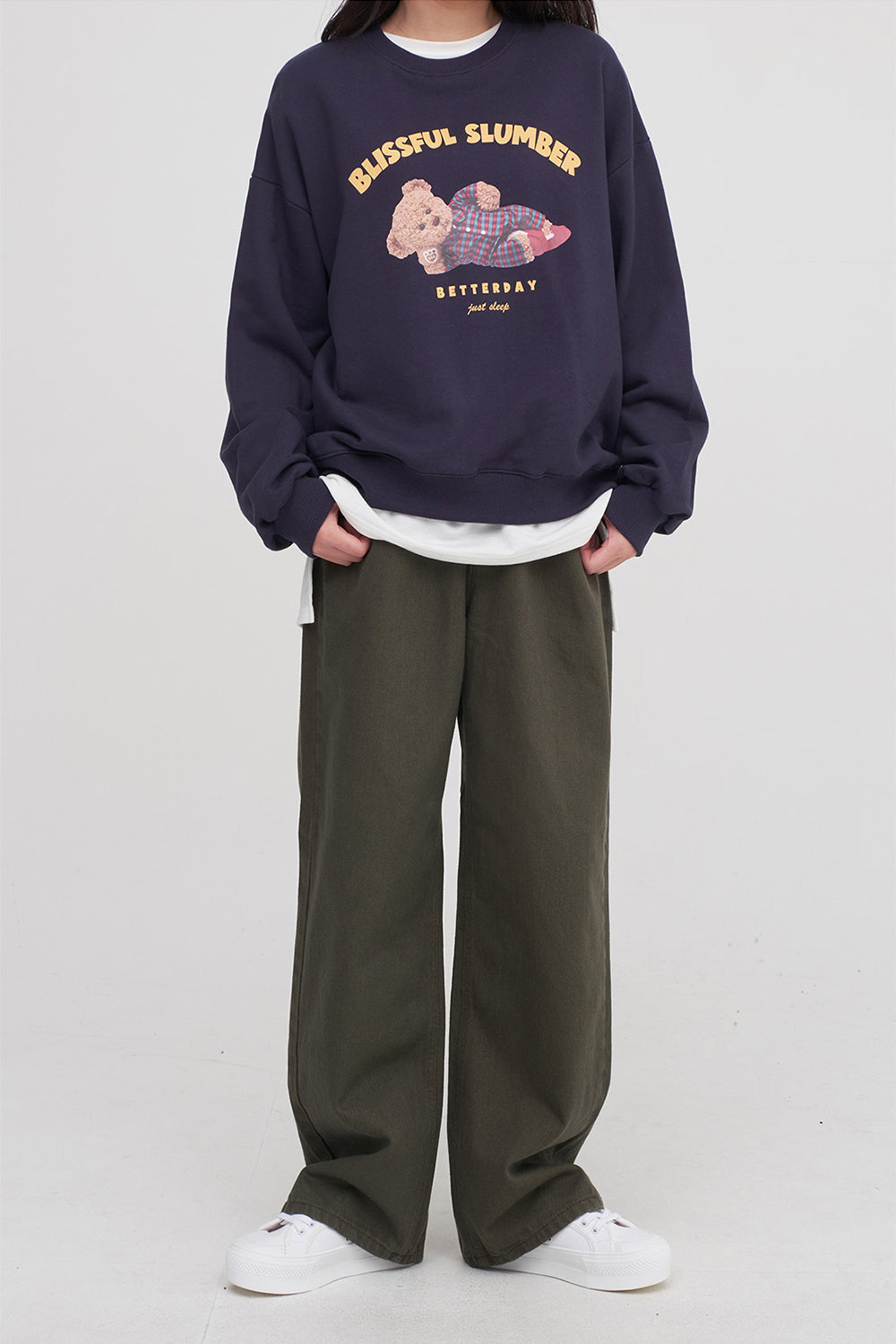 Sleeping Bear Print Sweatshirt