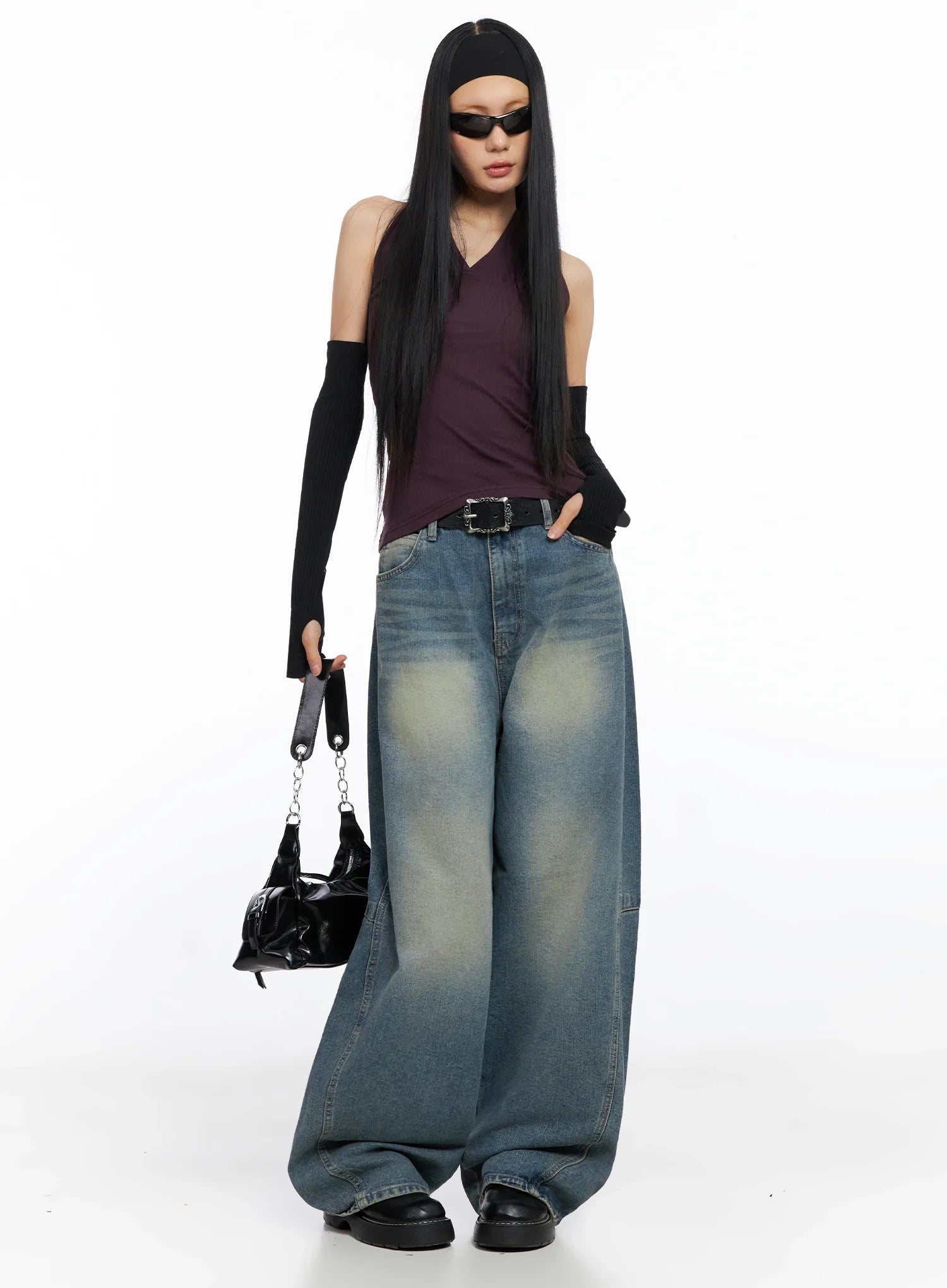 Lowfell Balloon Wide Denim Jeans CO517