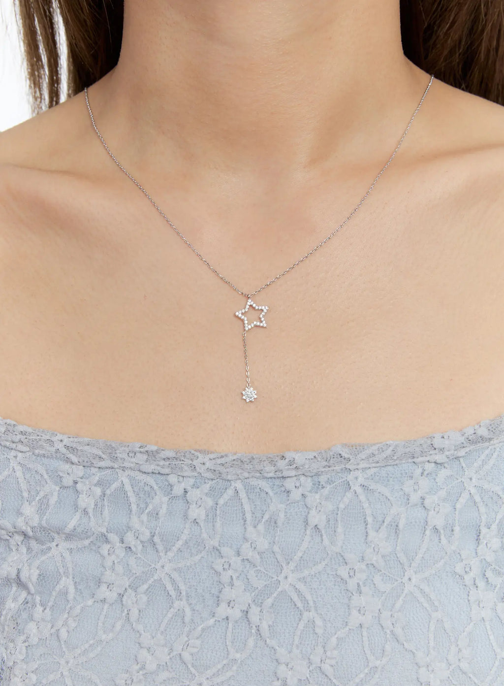 Falling Flora Star Necklace IS517