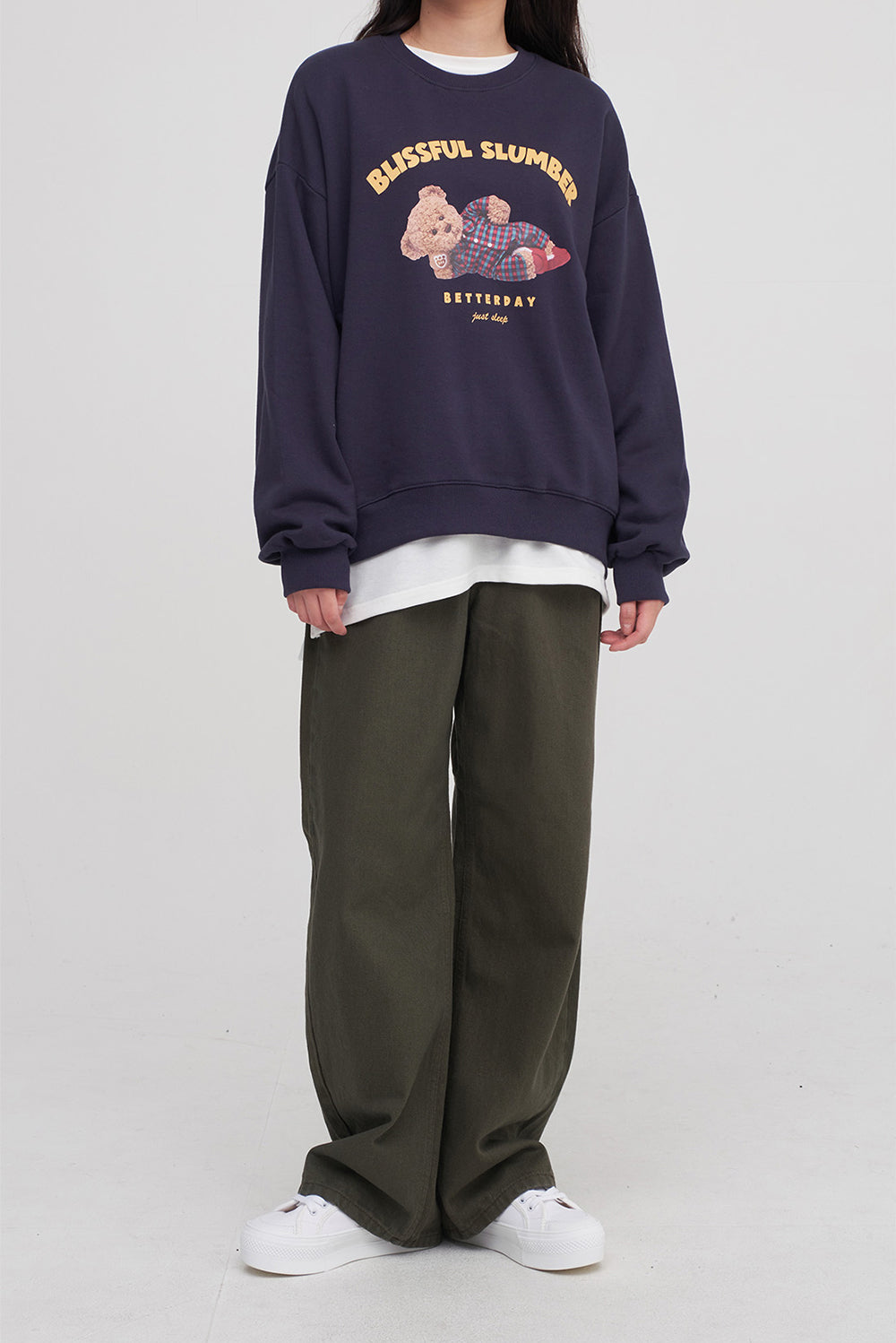 Sleeping Bear Print Sweatshirt