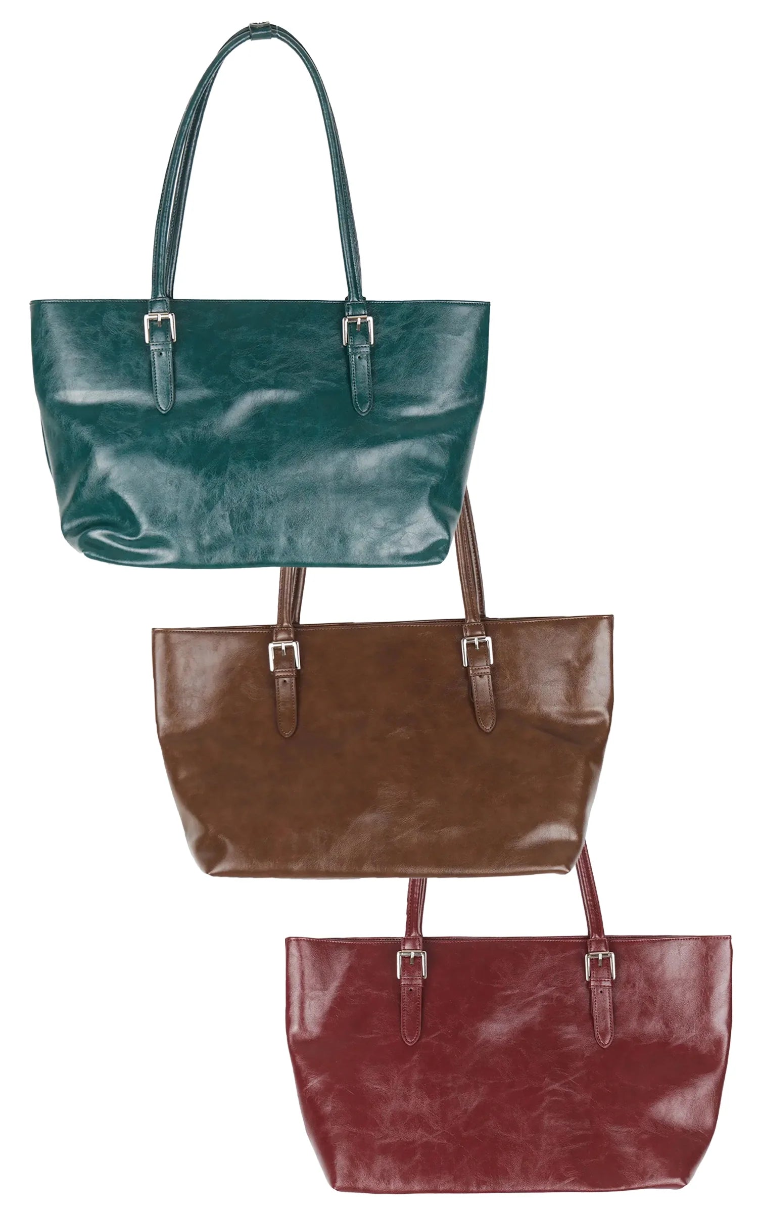 Chic Buckle Detail Shoulder Bag IU512