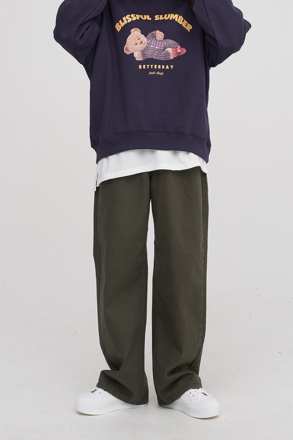 Sleeping Bear Print Sweatshirt