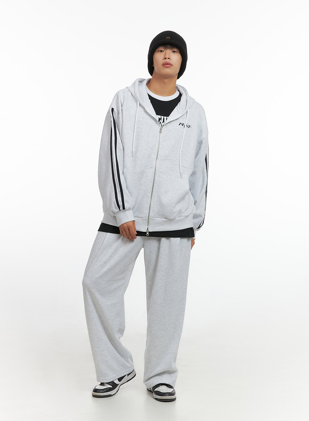 Men's Pintuck Wide Fit Sweatpants IO420