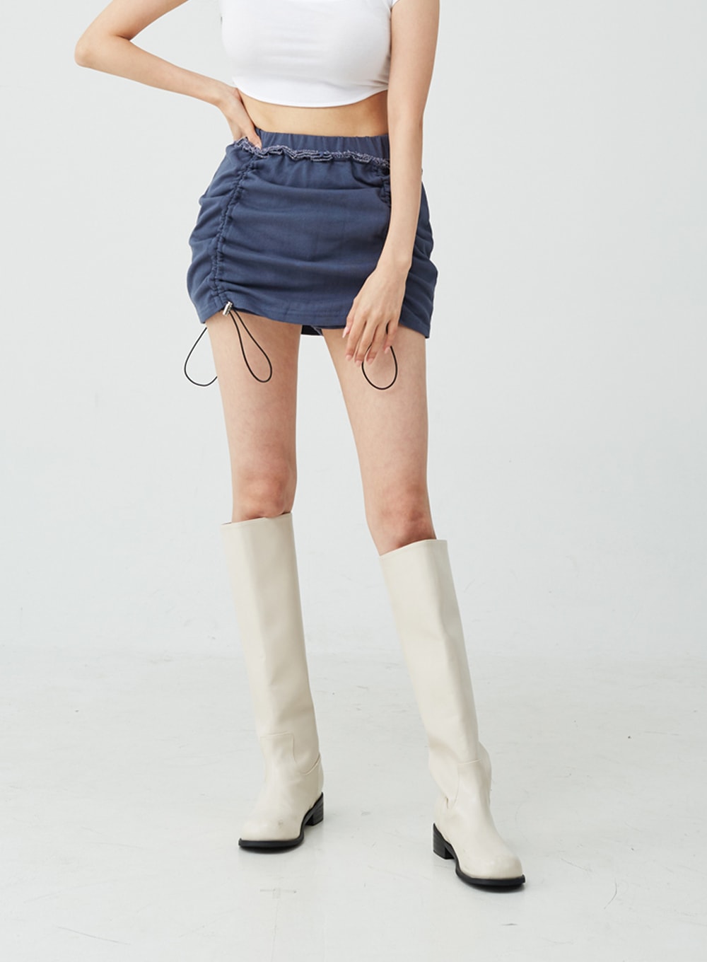 Side String Skirt Pants IU26