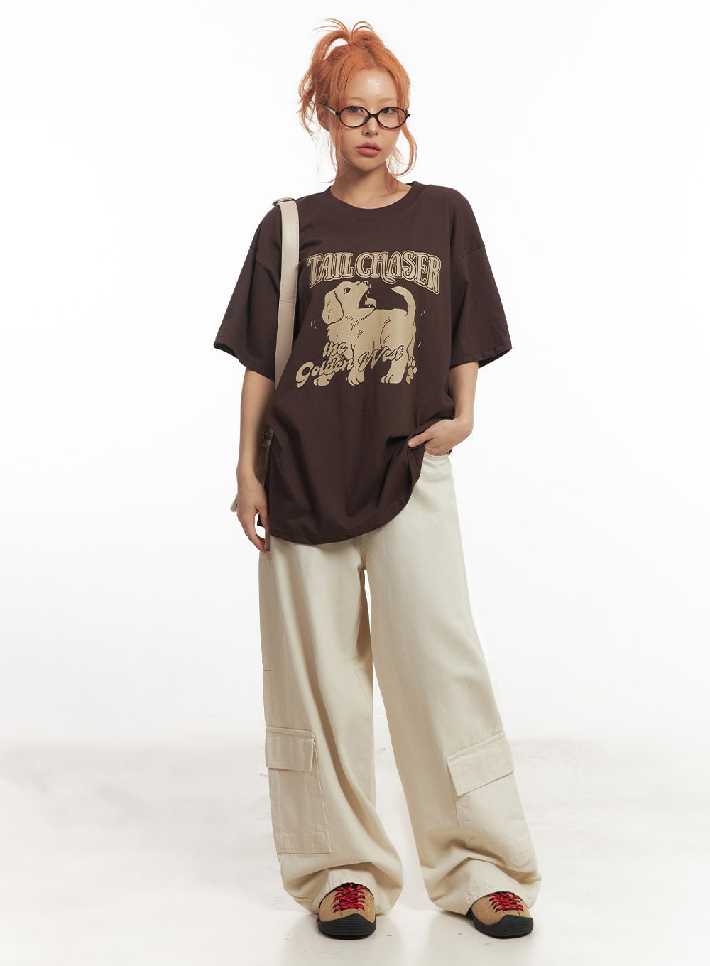 Cargo Cotton Wide-Leg Pants IA517