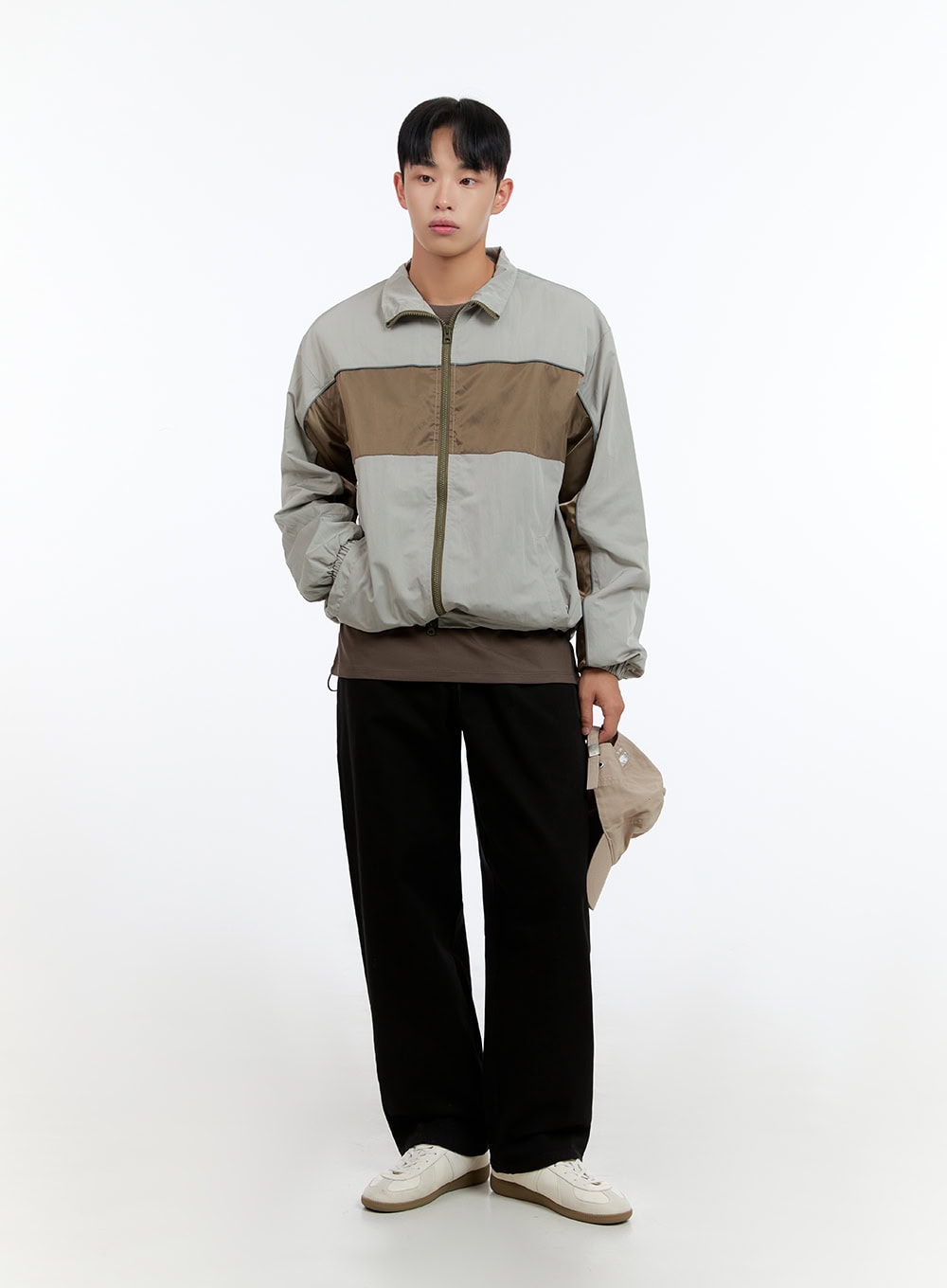 Men's Classis Cotton Solid Wide Pants IS412