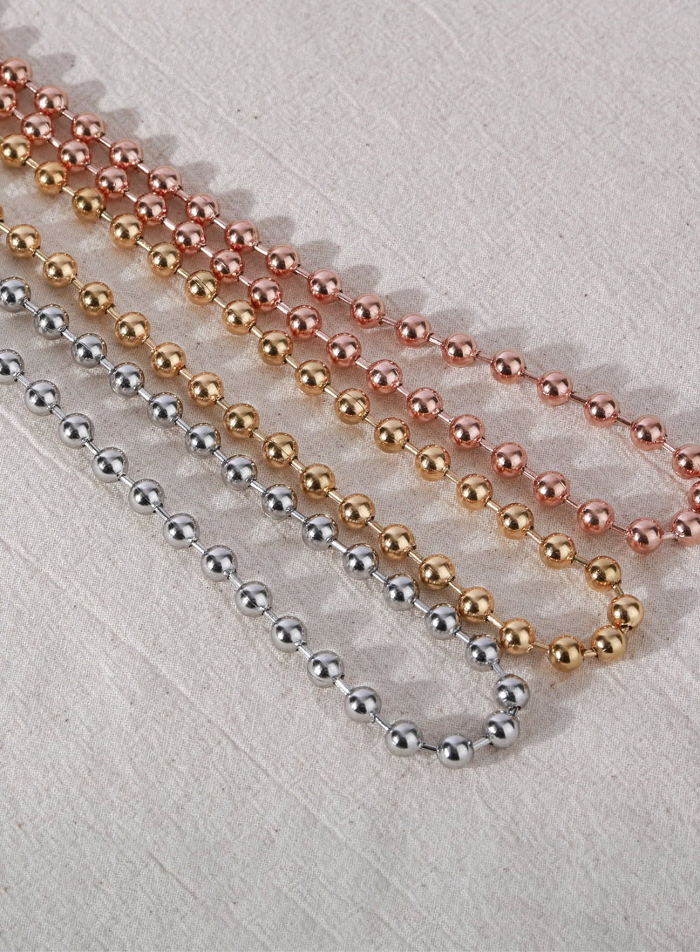 Bold Ball Chain Necklace IL403