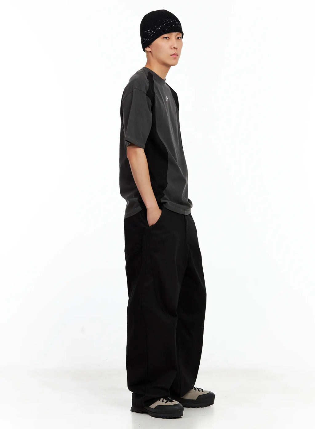 Men's Wide-Leg Cotton Pants IL511