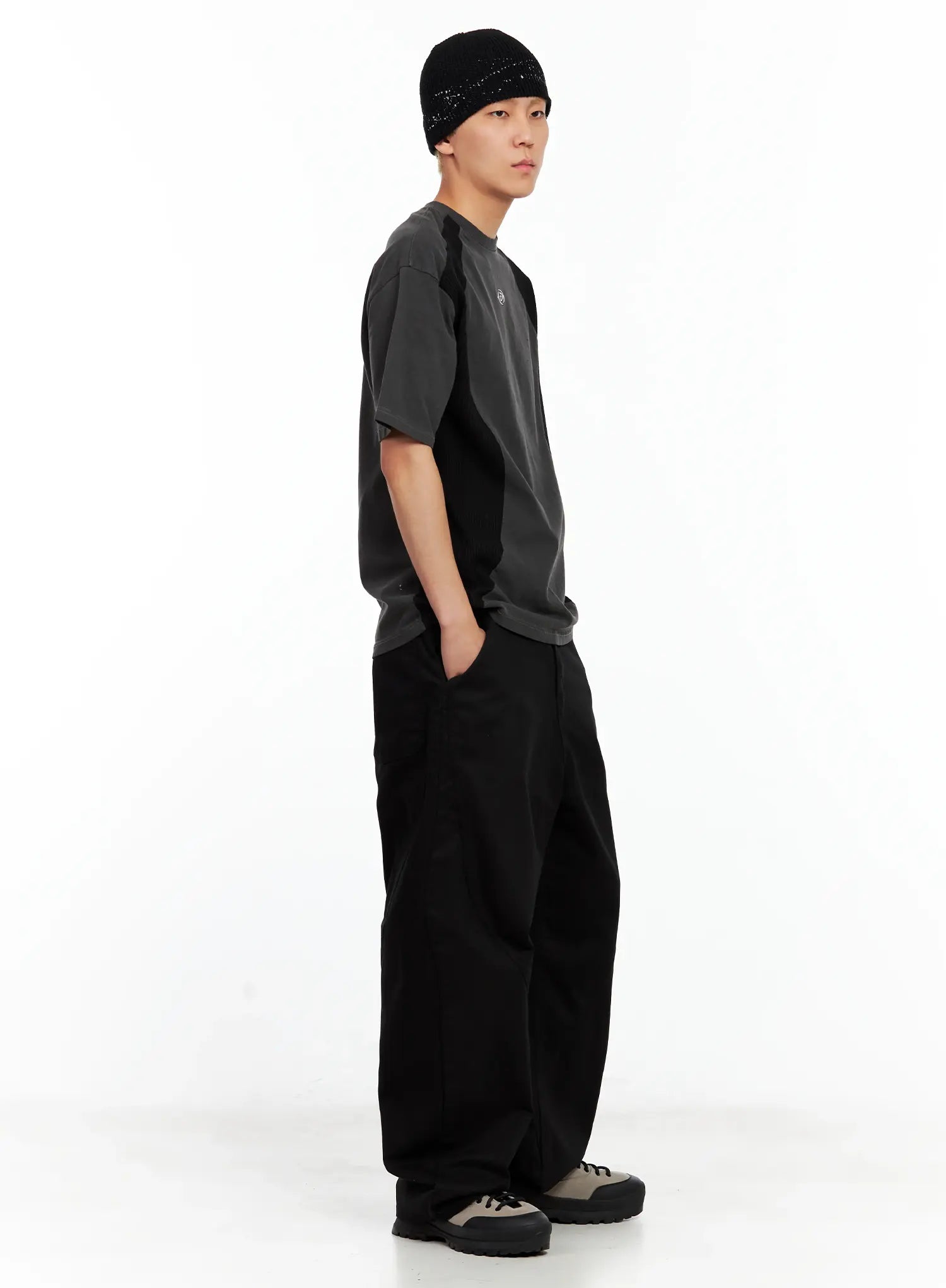 Men's Wide-Leg Cotton Pants IL511