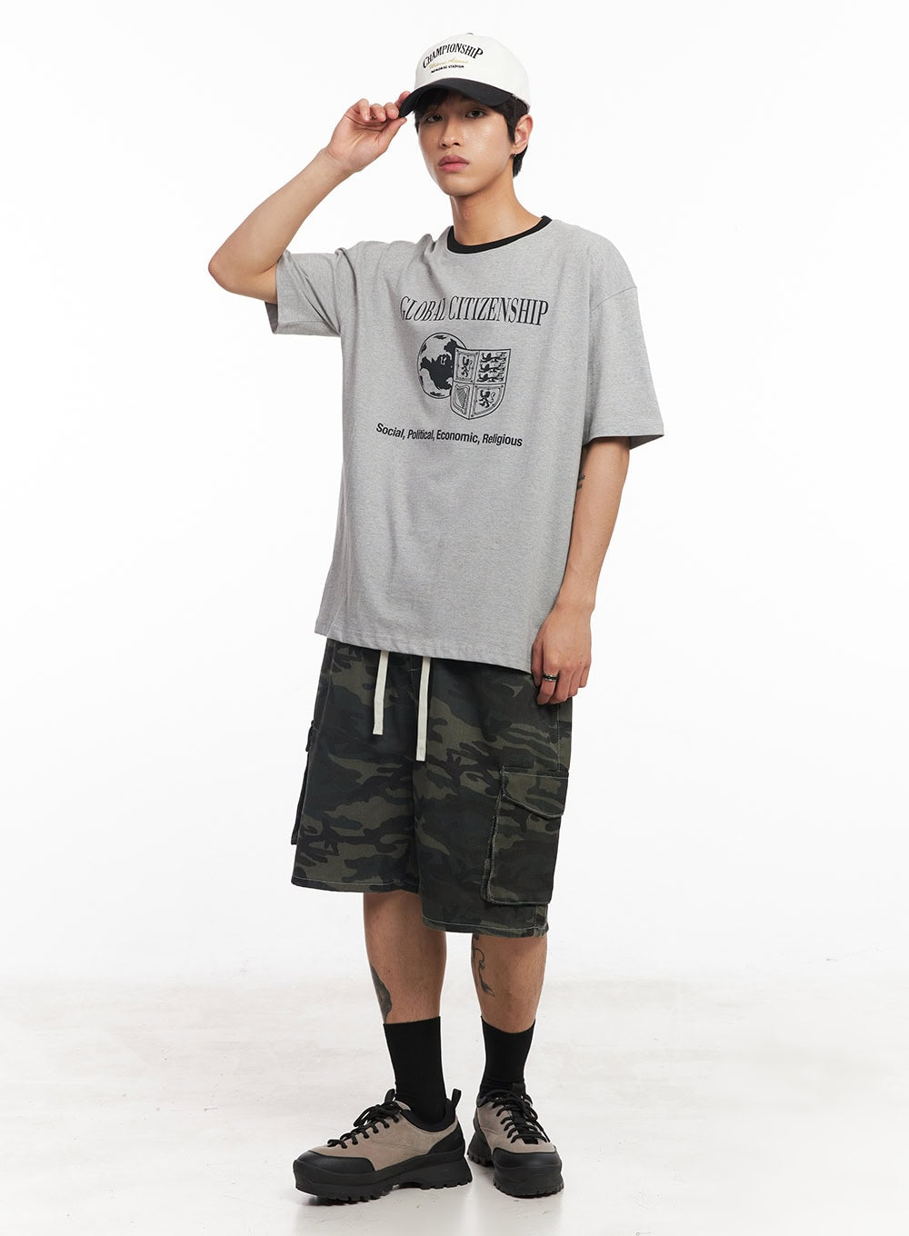 Men's Camo Cargo Shorts IY508