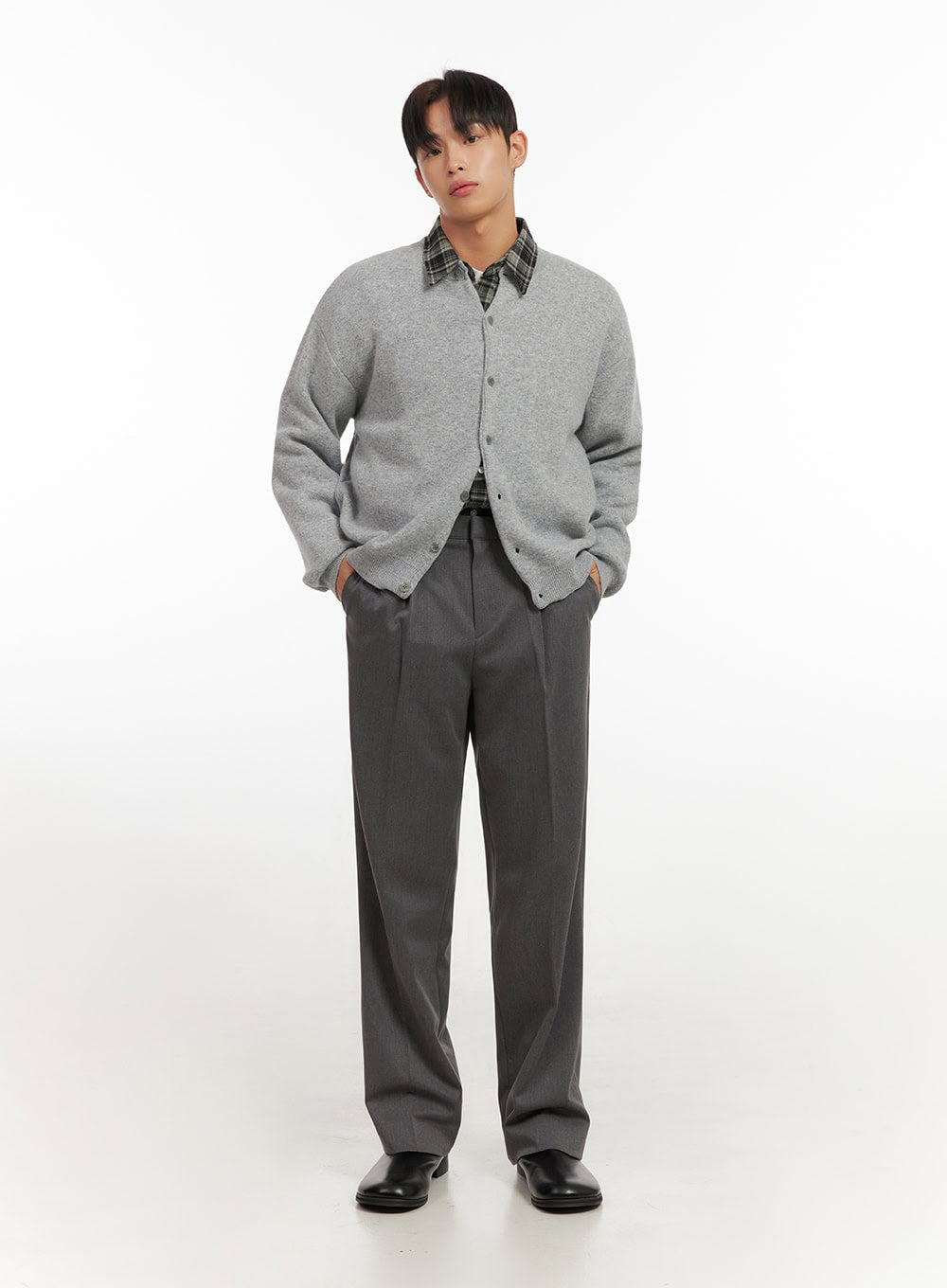 Men's Tailored Wide-Fit Slacks ID406