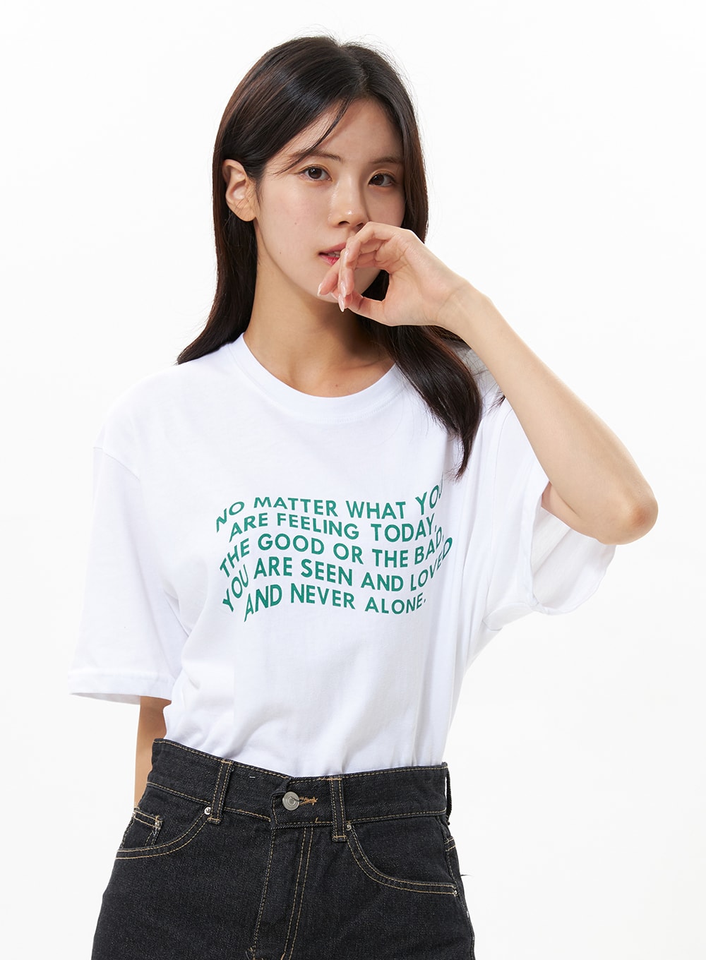 Cotton Graphic Short Sleeve Tee OS313