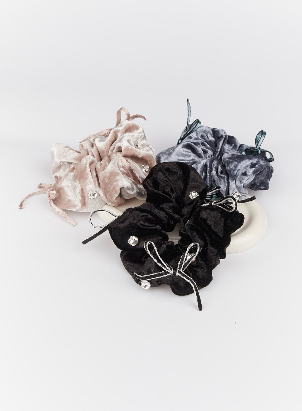 Glam Cubic Ribbon Hair Tie IM528