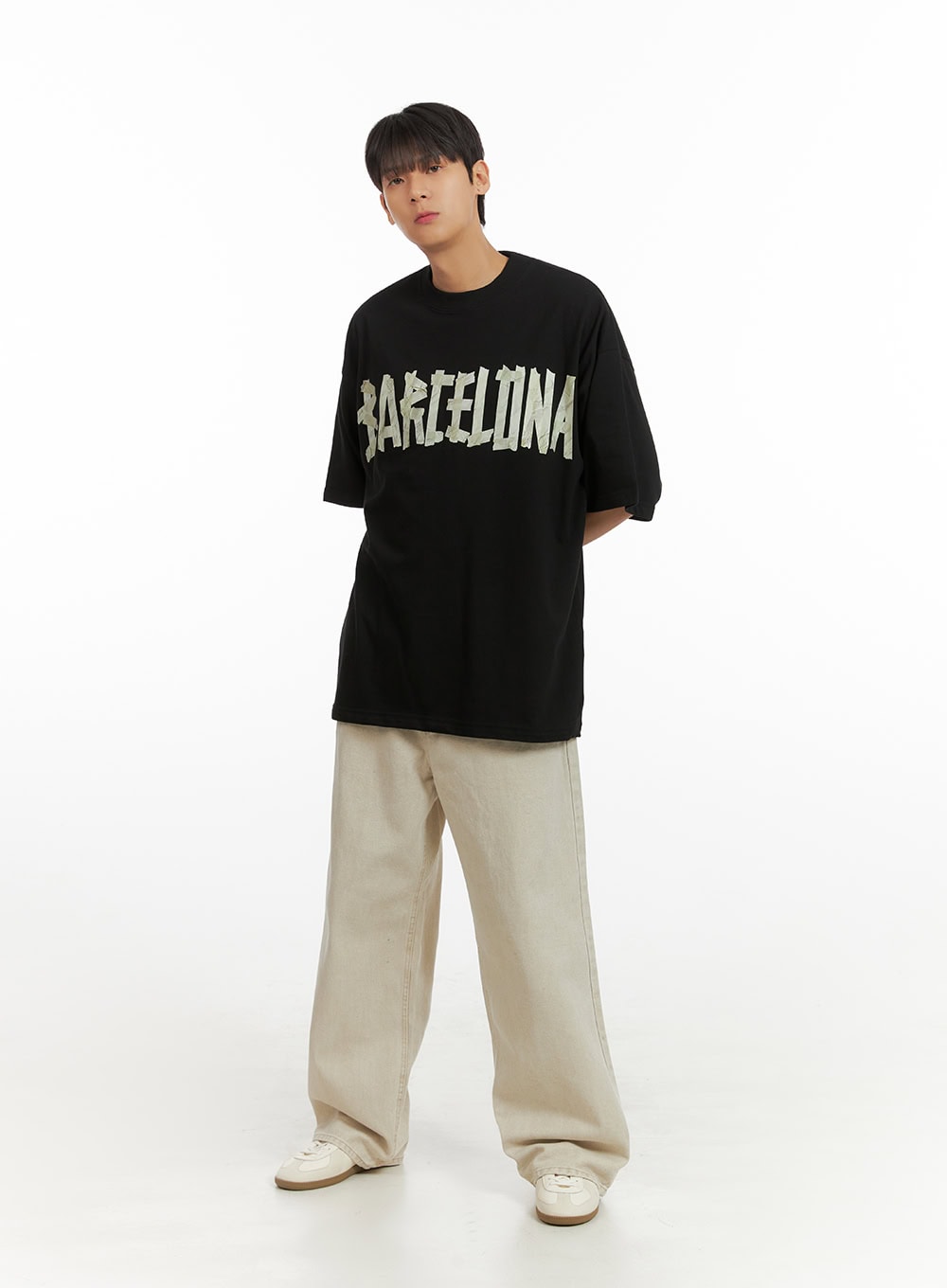 Men's Wide Fit Cotton Pants IU419