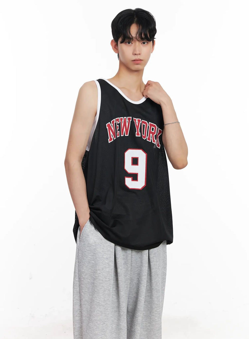 Men's "New York" Mesh Jersey Tank IL504