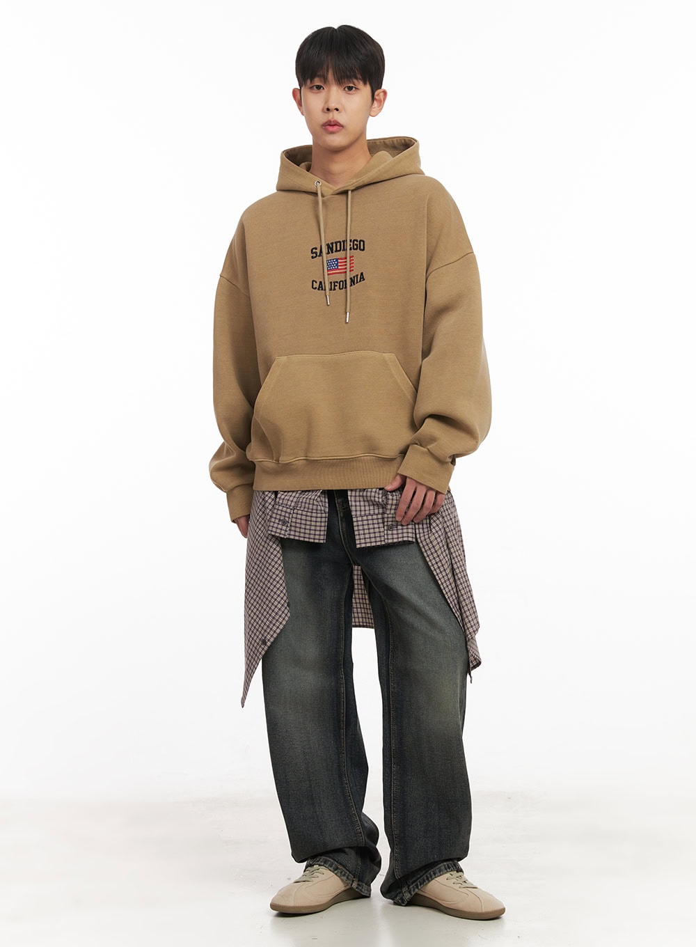 Men's Stitched Straight-Leg Jeans IM514