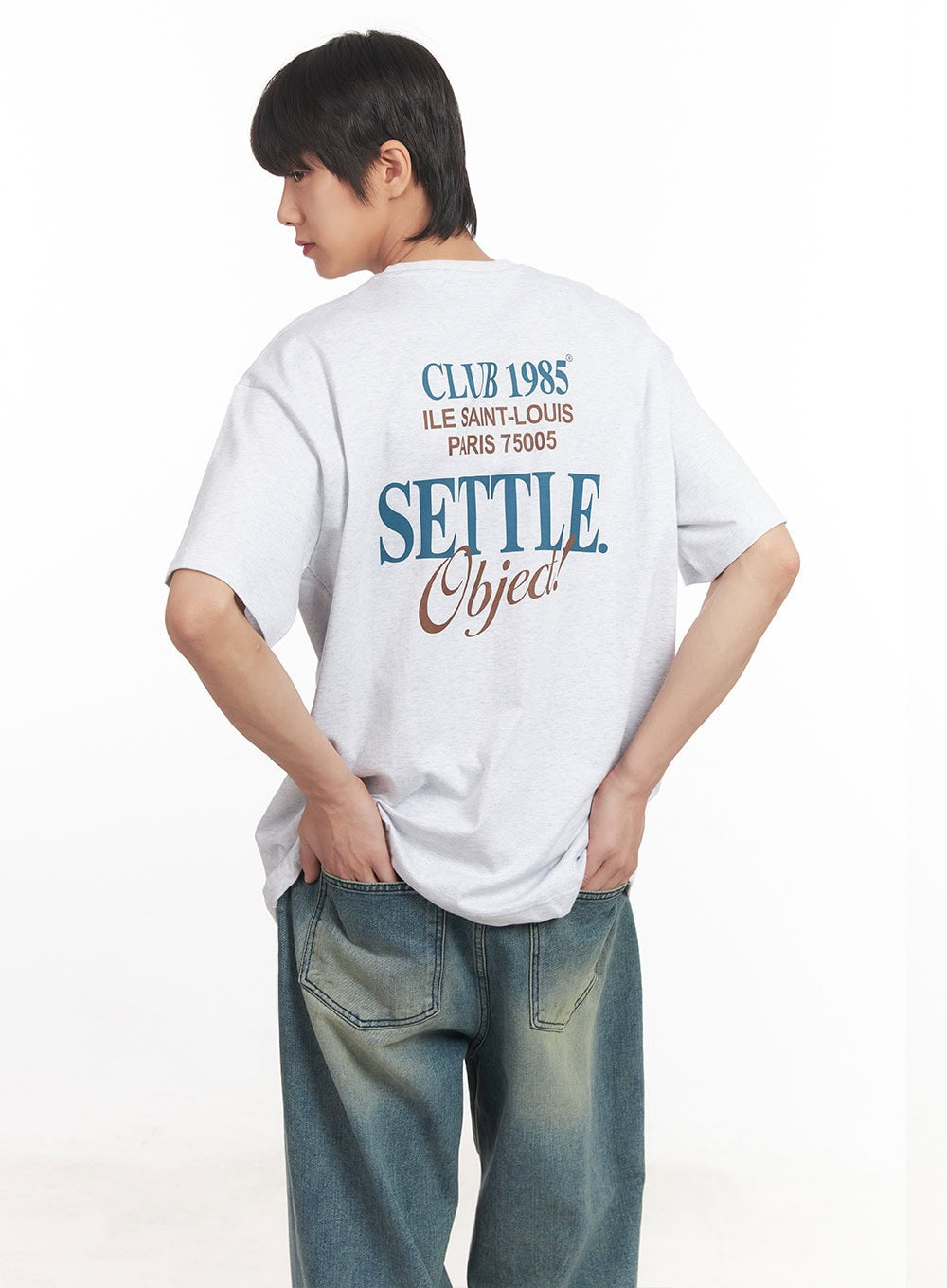 Men's Graphic Oversized T-Shirt IA511