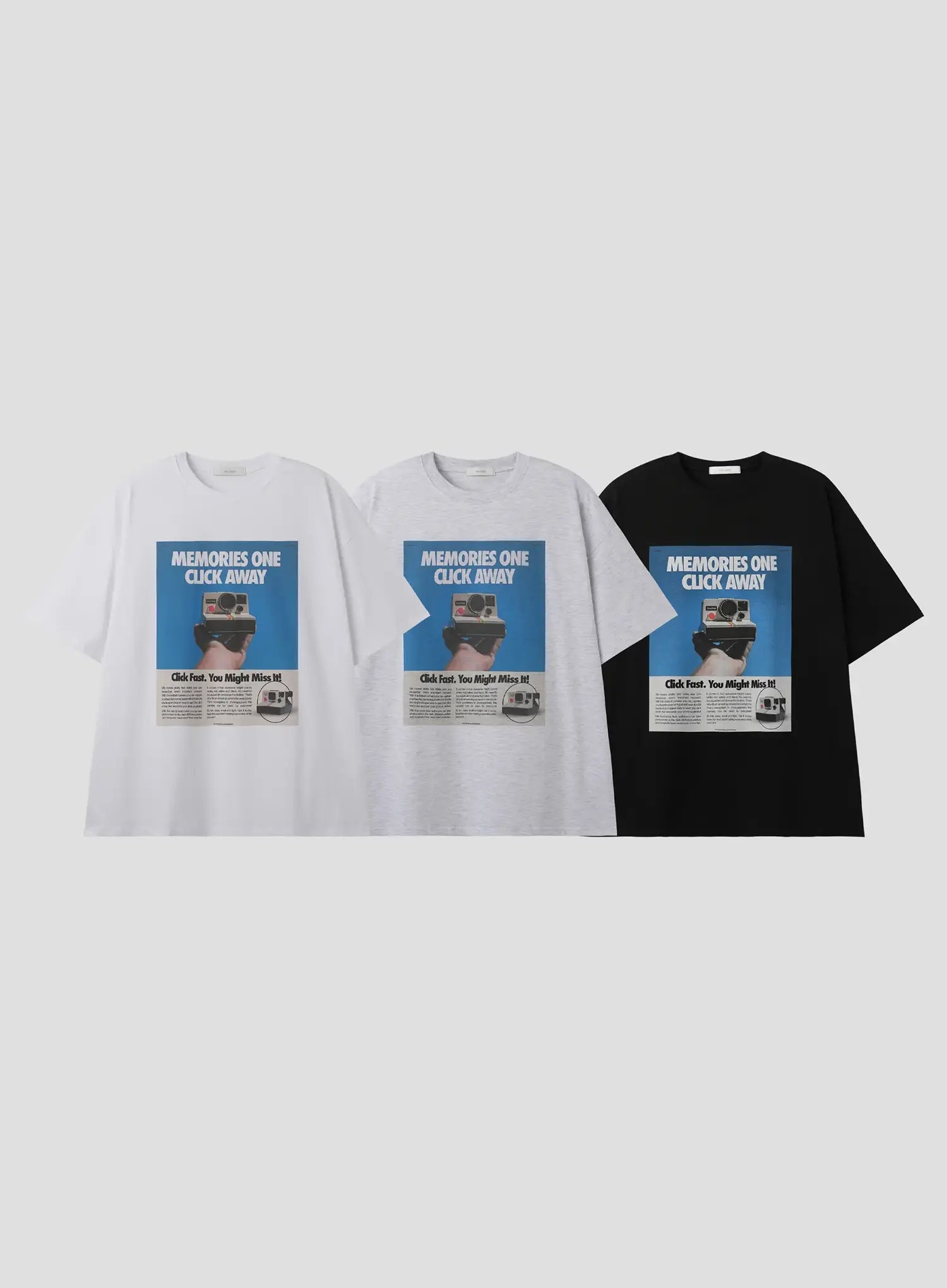Polaroid Print Graphic T-Shirt IL516
