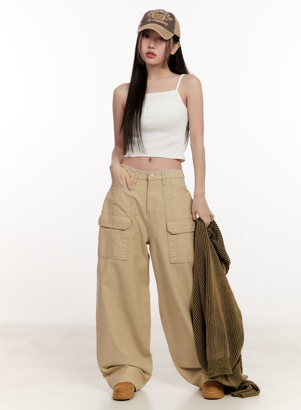 Ribbed Cami Top CM507