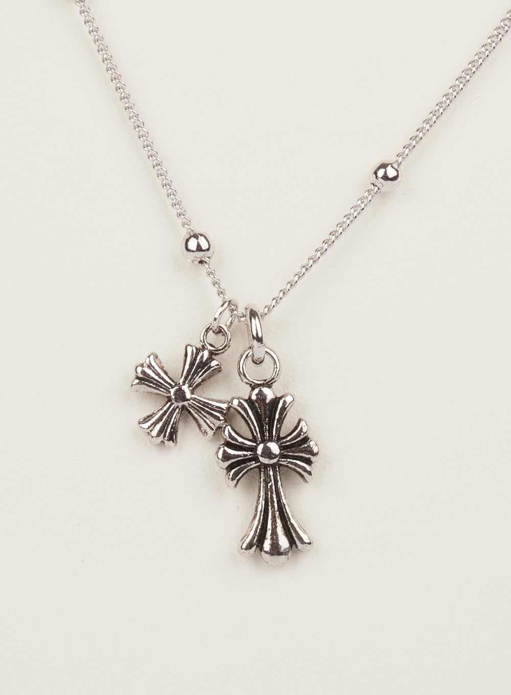 Elysian Flower Cross Necklace IM531