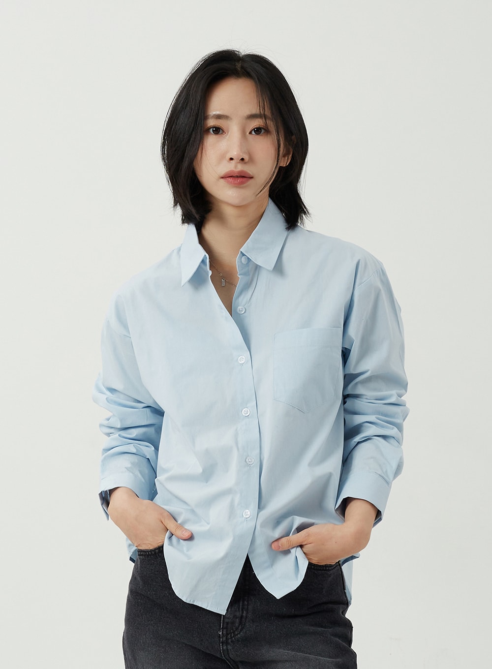 Oversized Basic Shirt OJ311