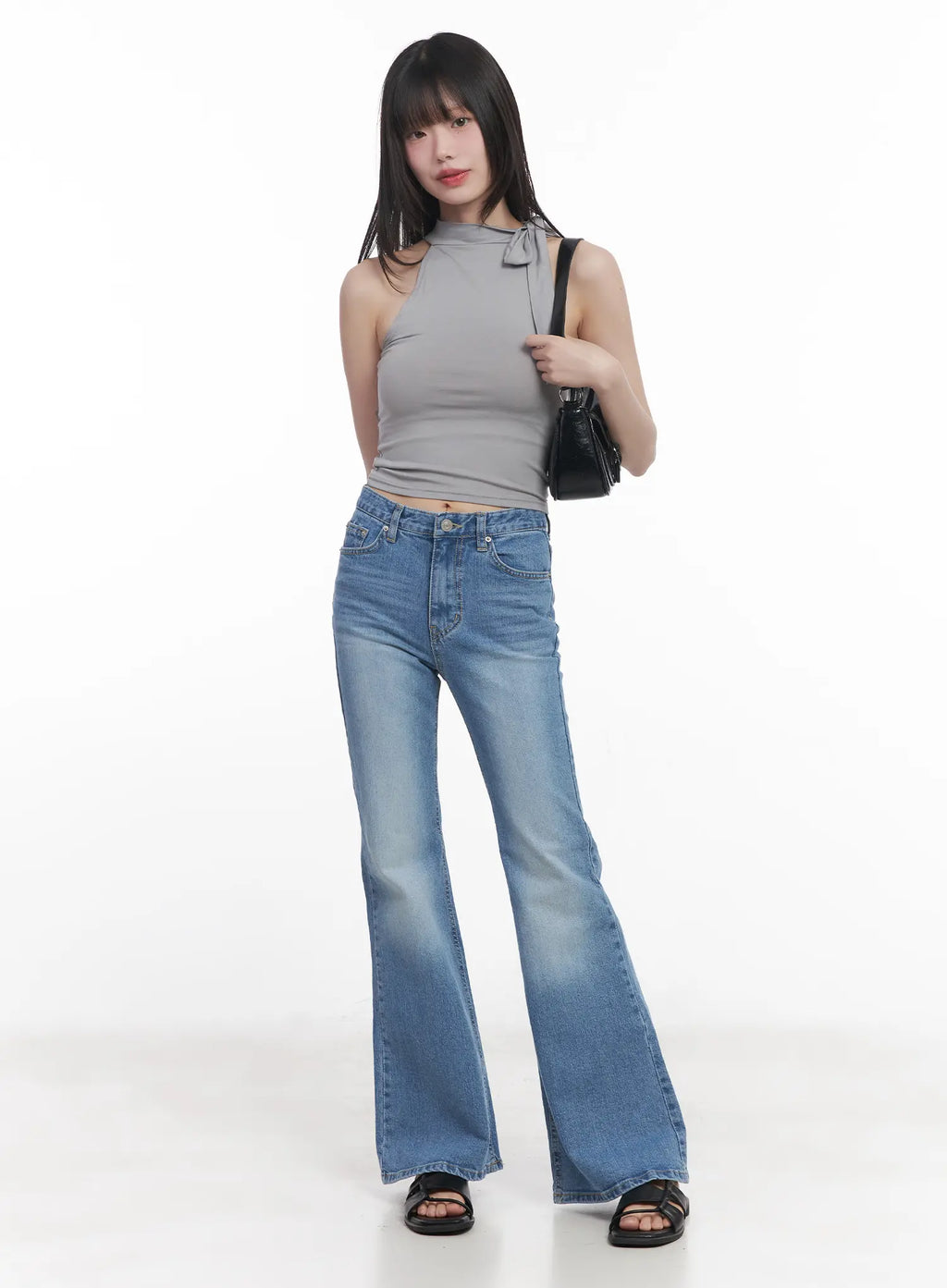 Wonyoung Slim-Fit Flared Jeans CU520