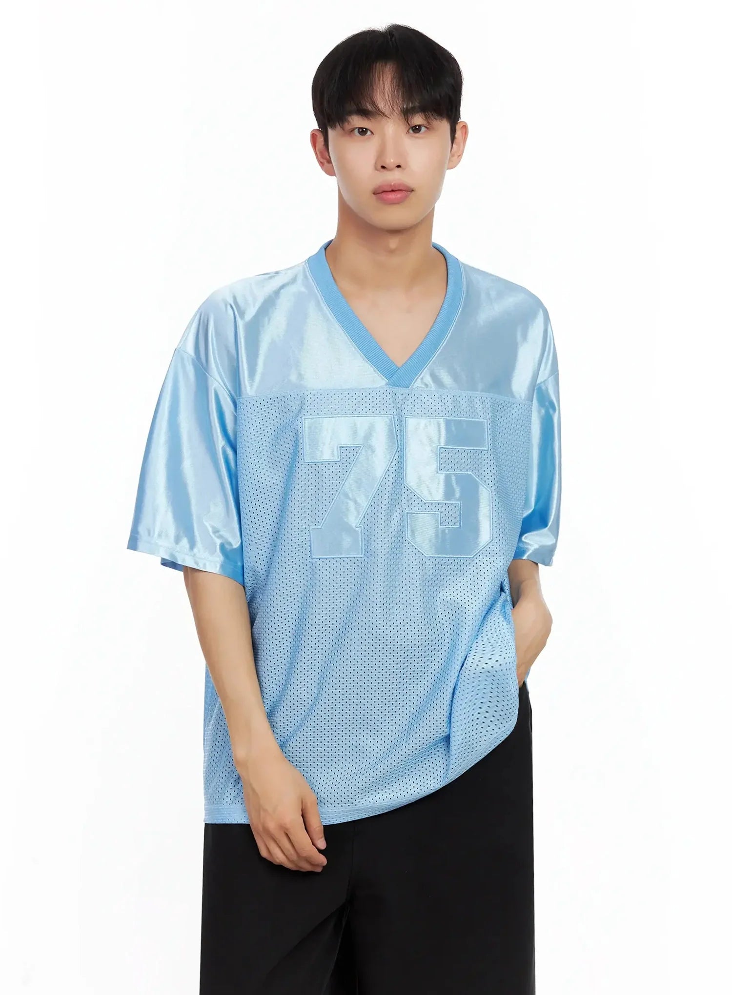 Men's Mesh V-Neck Jersey IL516