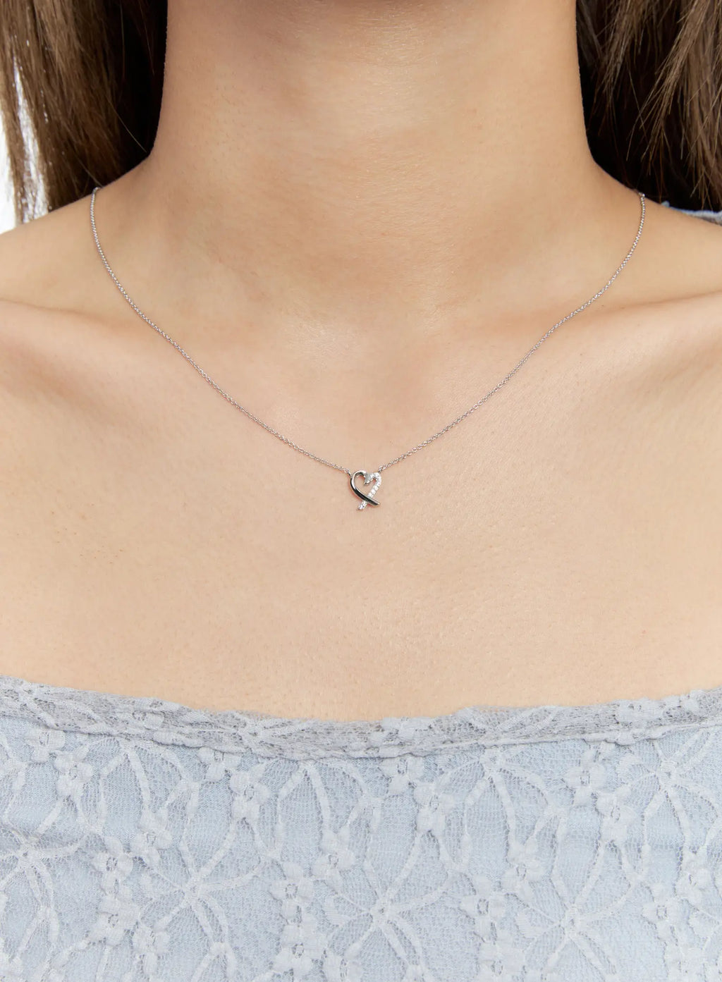 Trailing Heart Necklace IS517