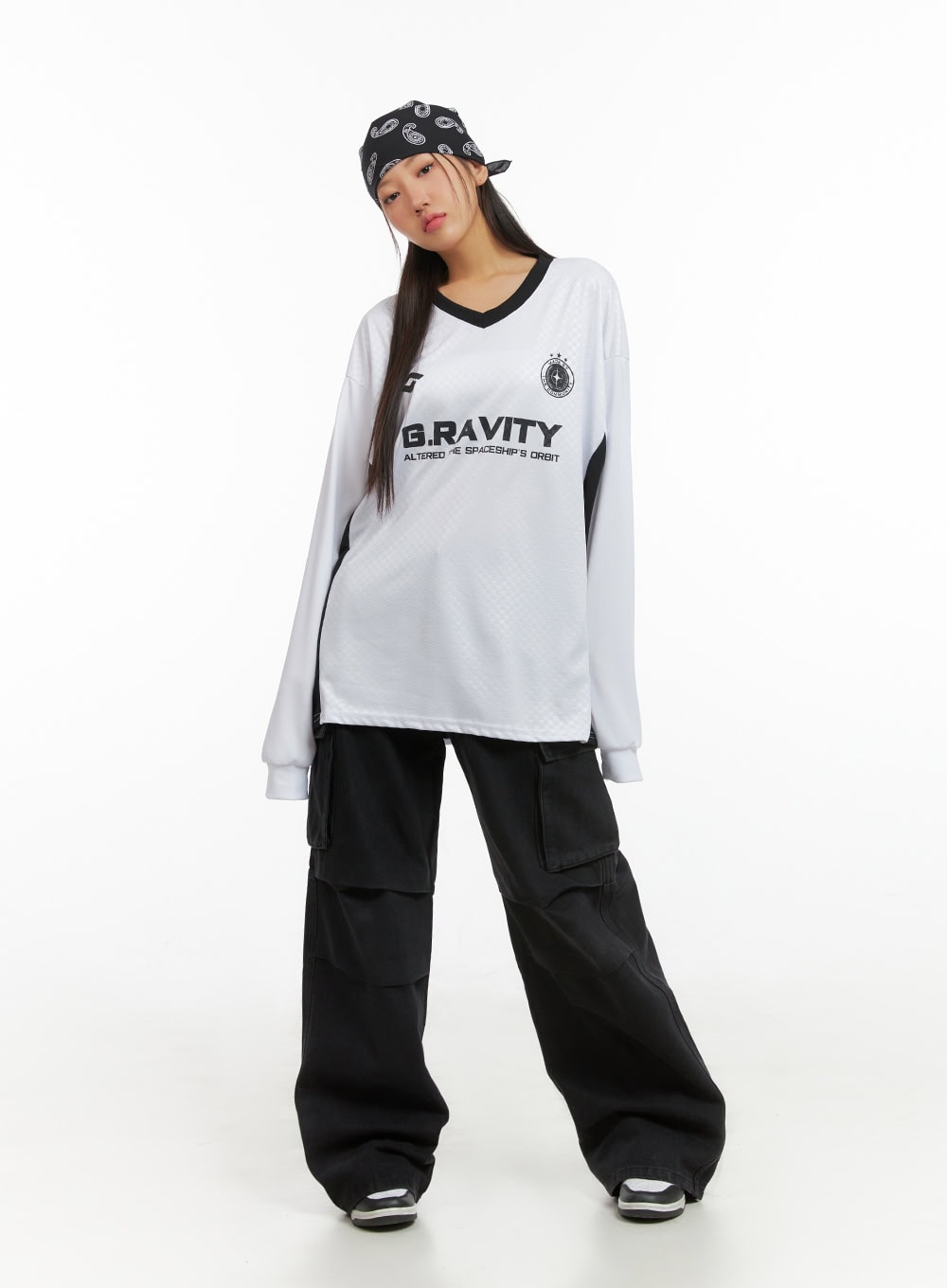 Basic Cargo Wide-Leg Pants IS402