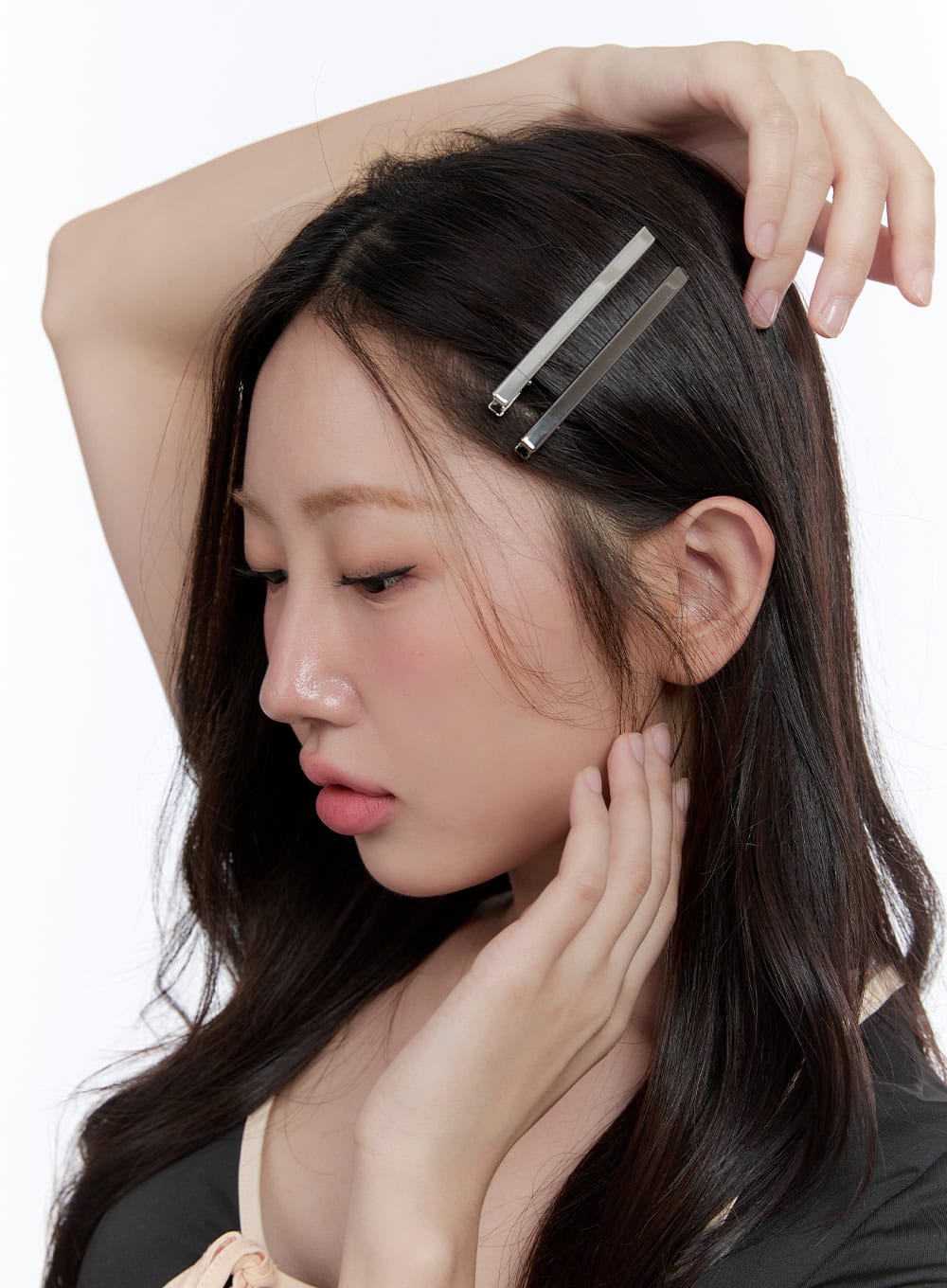 Solid Silver Hair Pin CG414