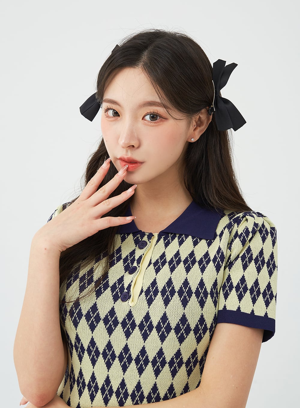 Ribbon Hair Pin BG18