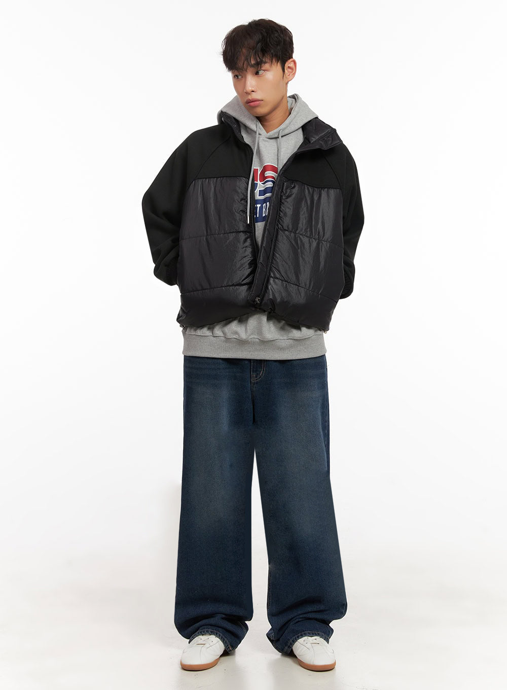 Men's Wide-Fit Denim Jeans ID427