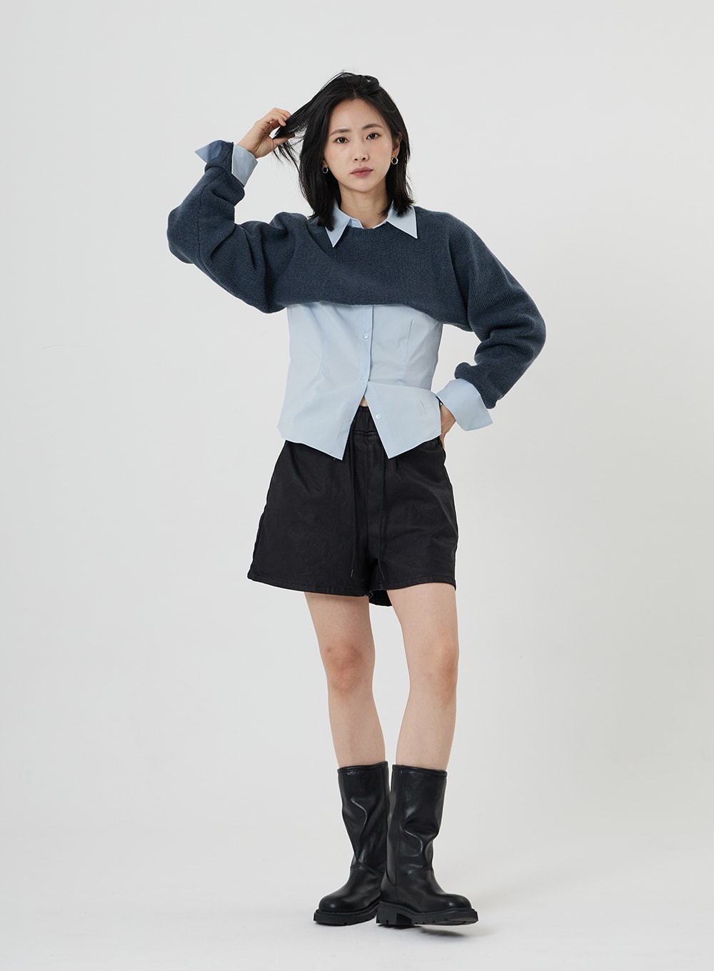 Long Sleeves Crop Knit ON23