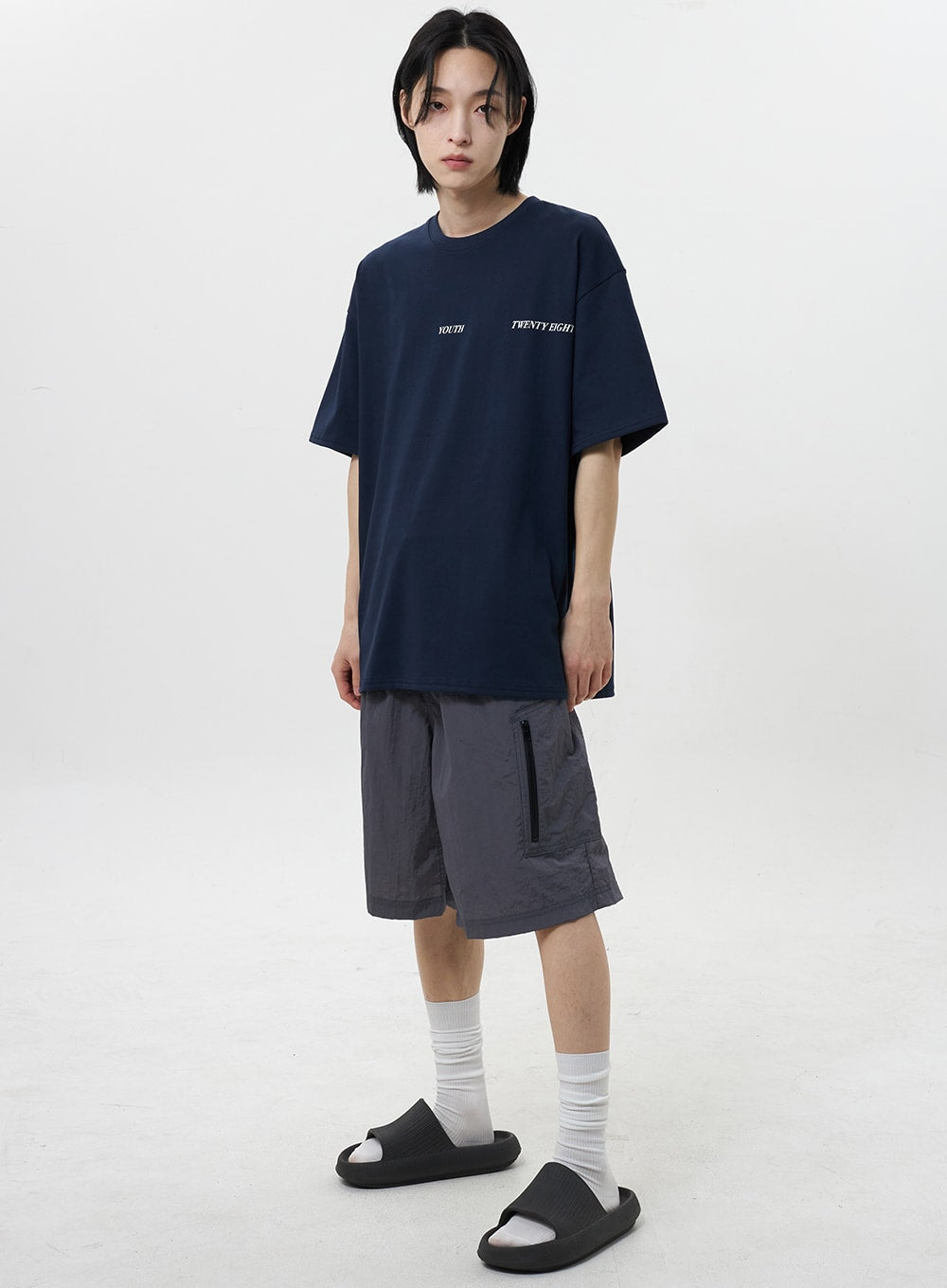 Nylon Bermuda Pants Unisex CY322