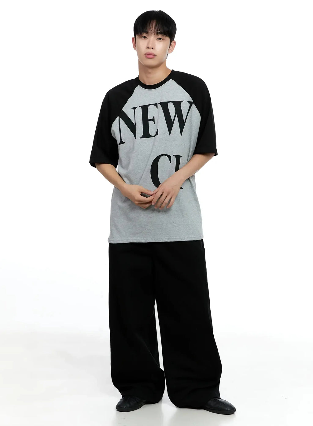 Men's Classic Wide-Leg Cotton Pants IG520