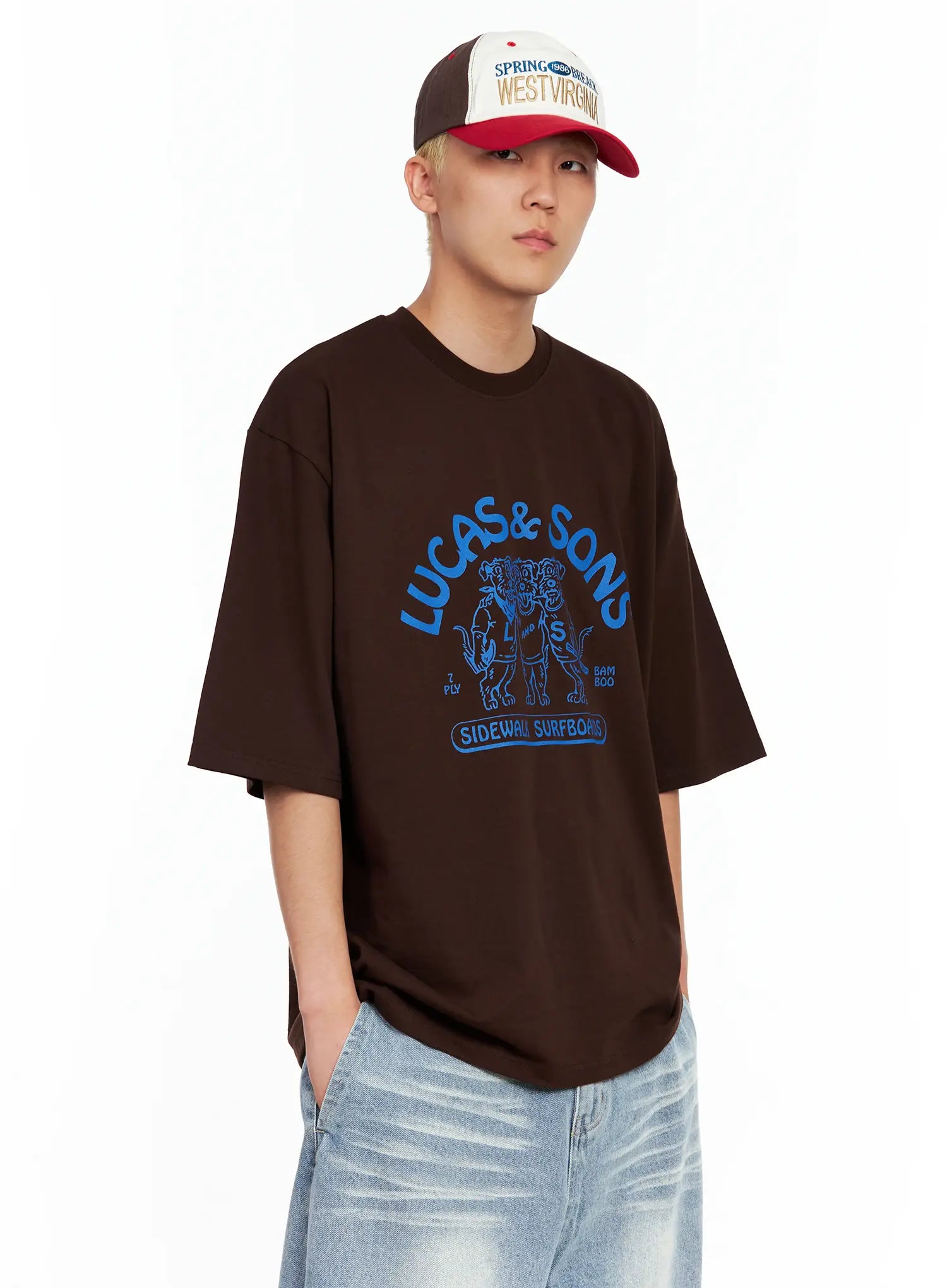 Men's Lucas Graphic Oversized Tee IL514