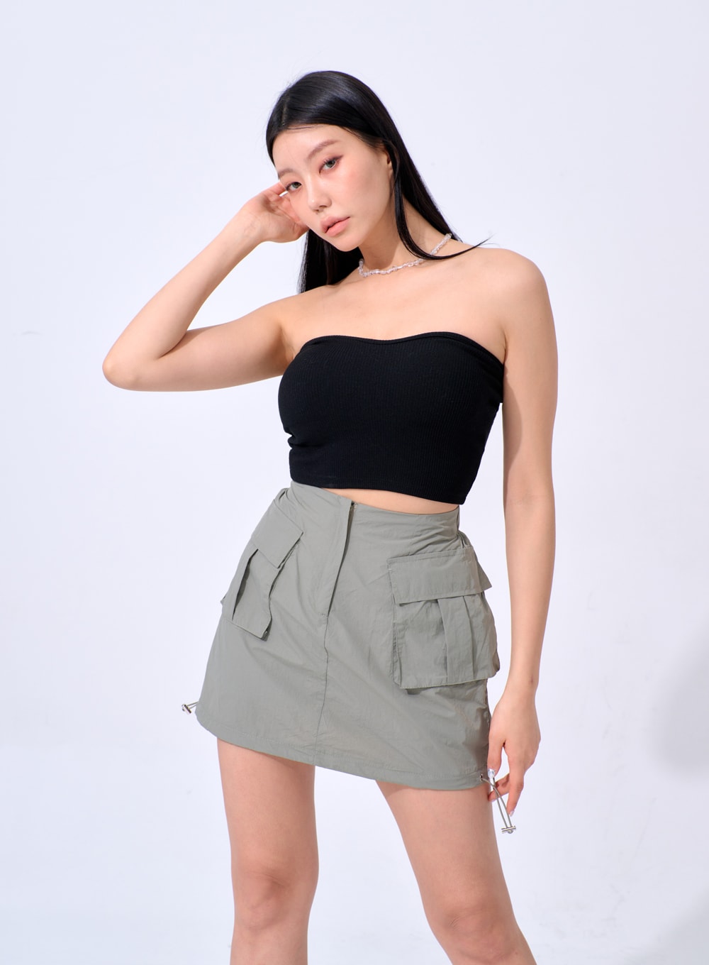 Heart Neck Tube Top IA327