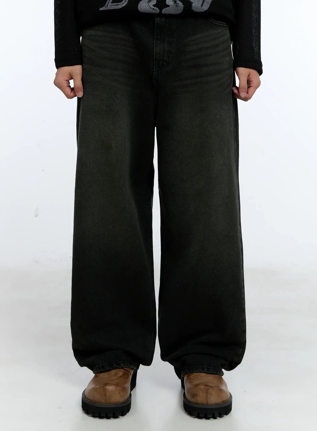 Men's Casual Wide-Fit Denim Jeans IL515