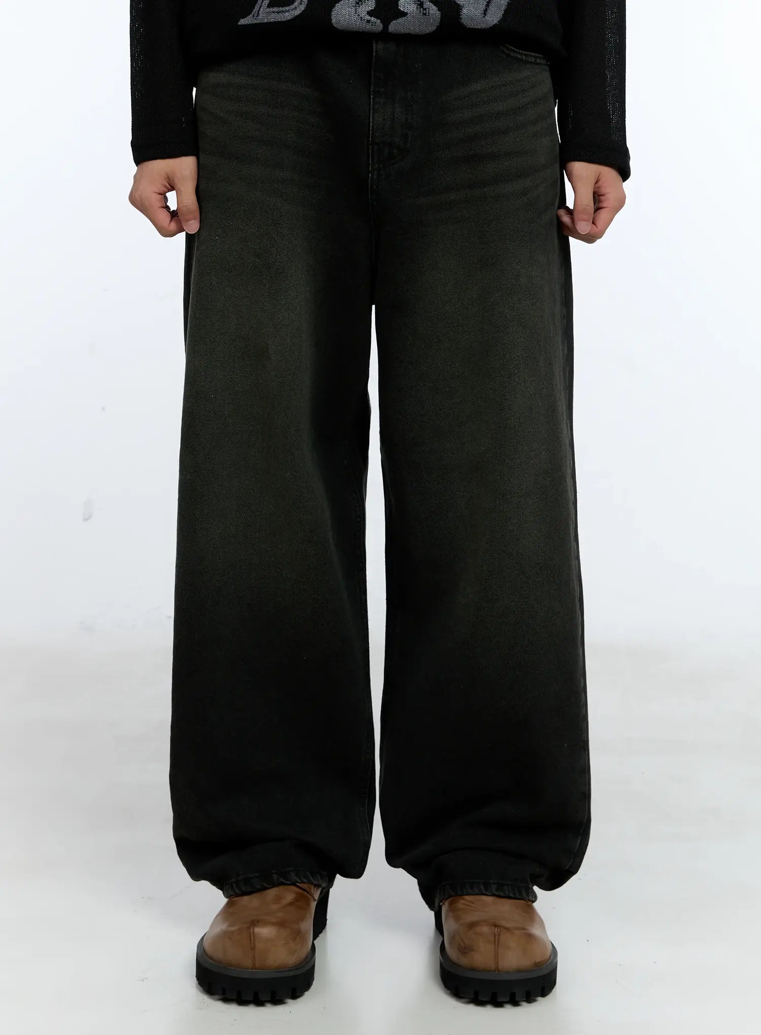 Men's Casual Wide-Fit Denim Jeans IL515