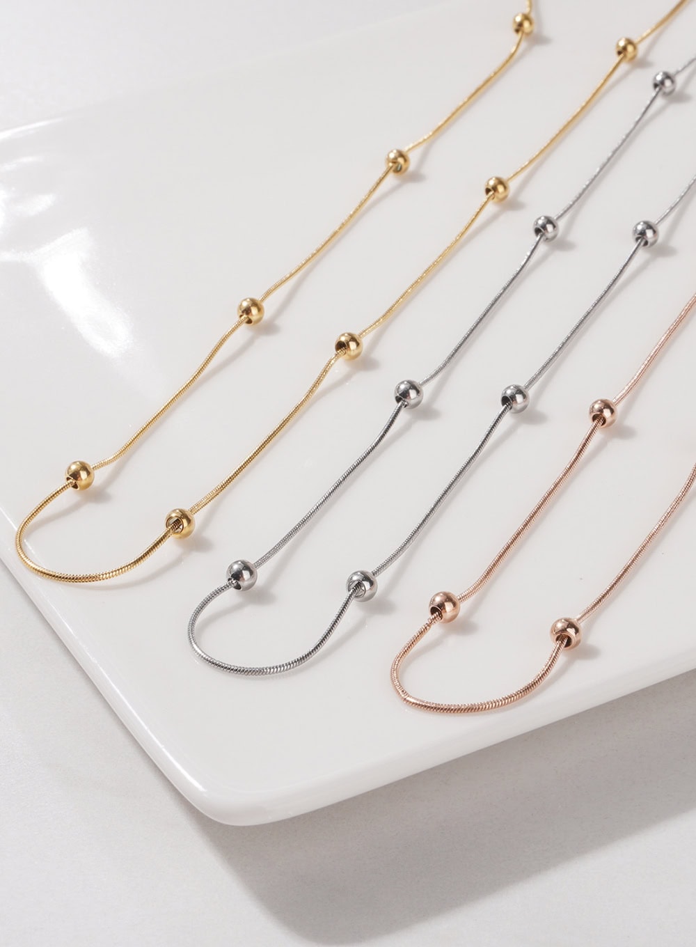 Take Ball Chain Necklace IL405