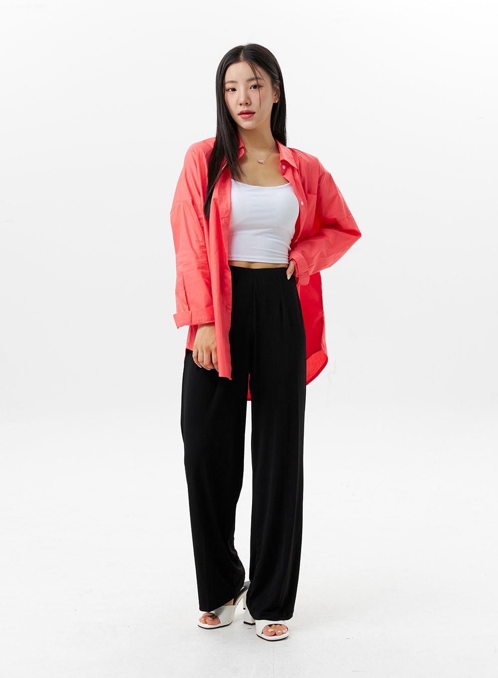 Wide Leg Tailored Pants OG314