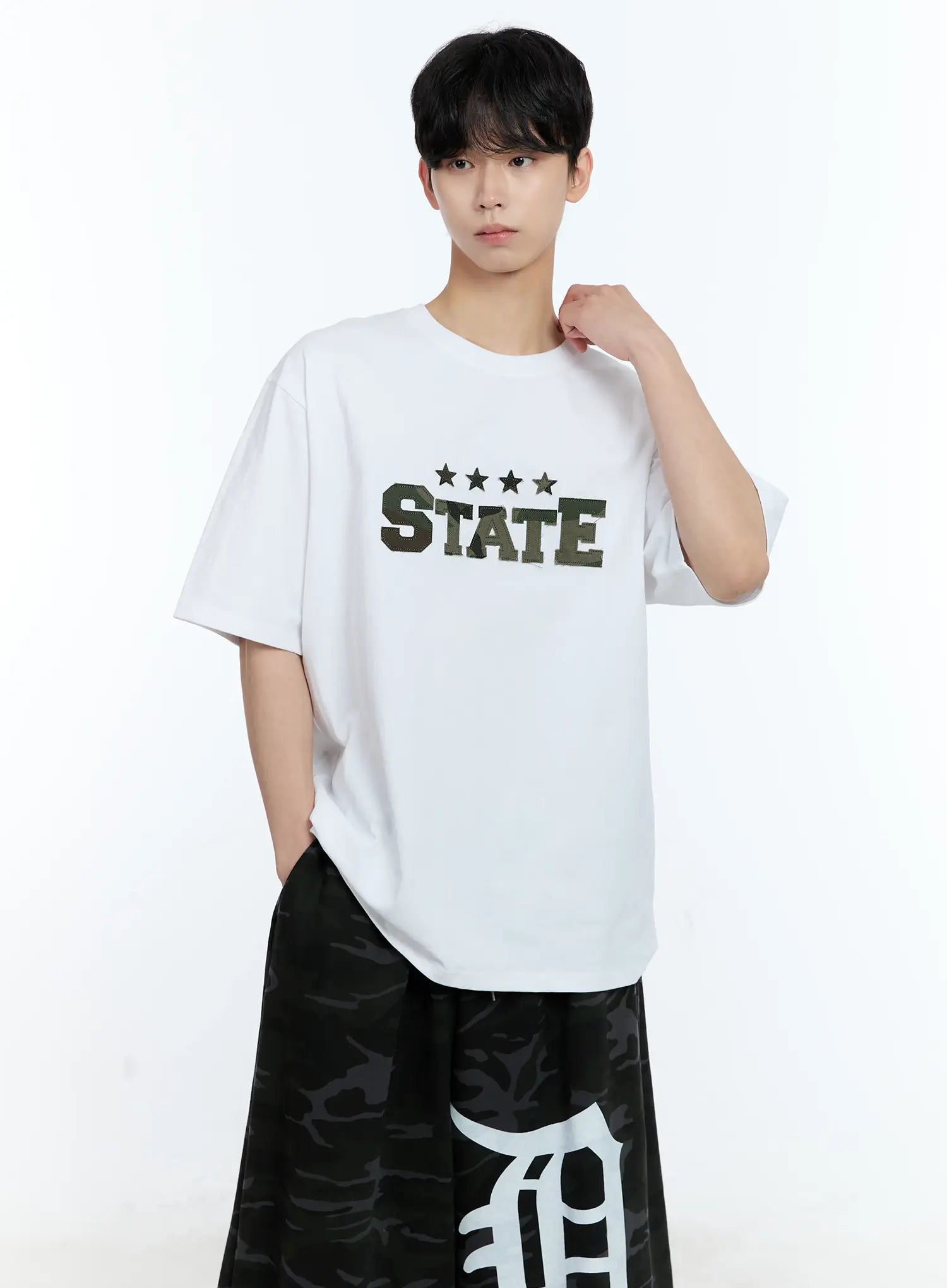 Men's Camo Graphic T-Shirt IL529