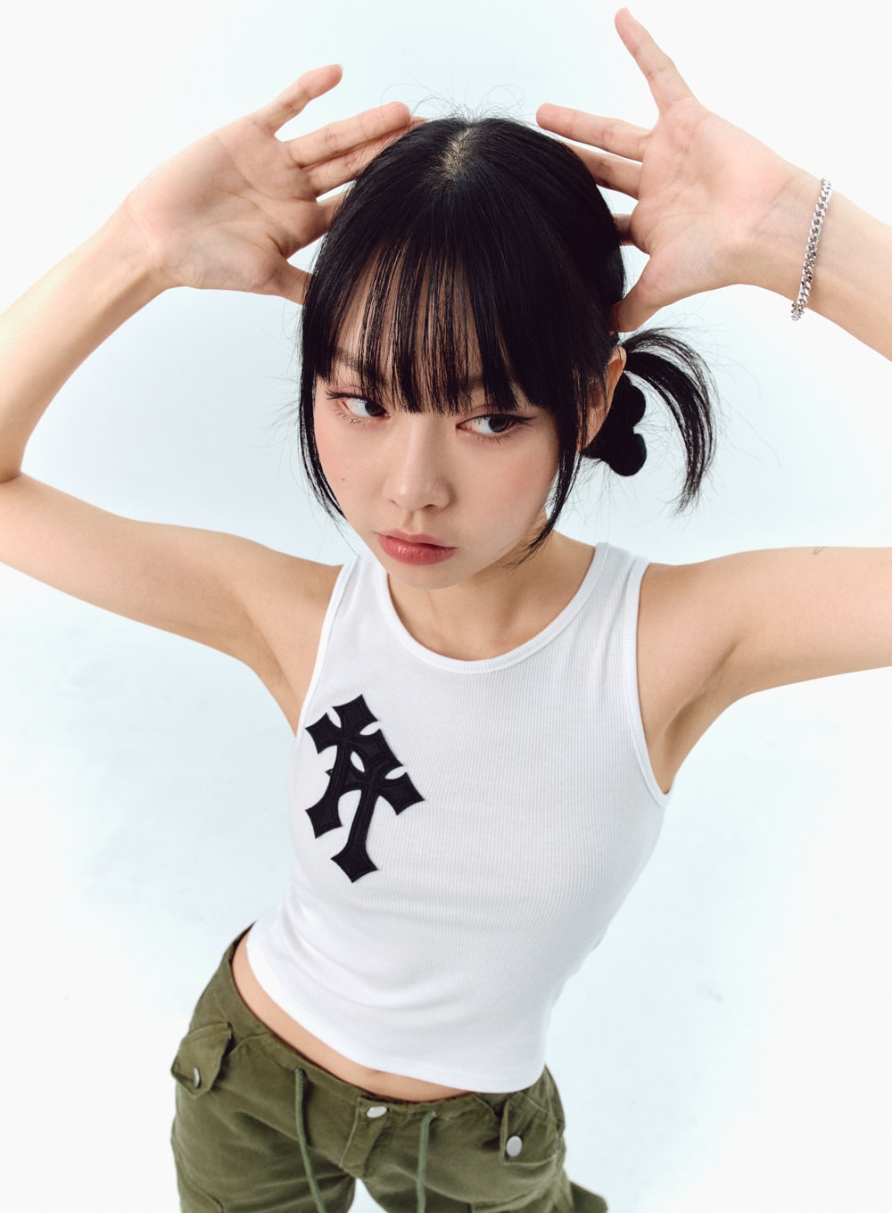 Cross Graphic Tank Top IL328