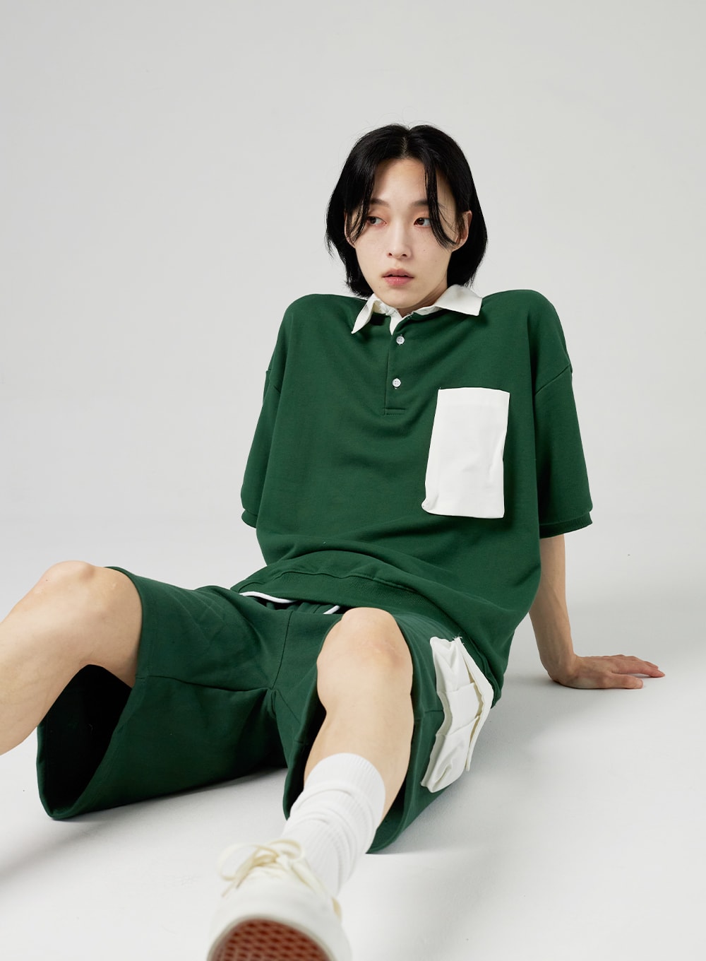 Two Color Polo Tee Unisex CU315