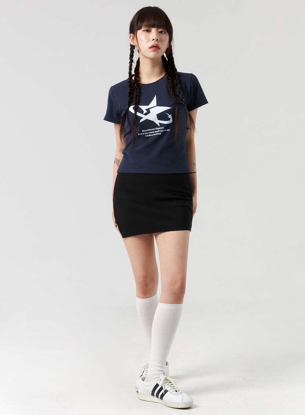 Side Slit Skort CL327