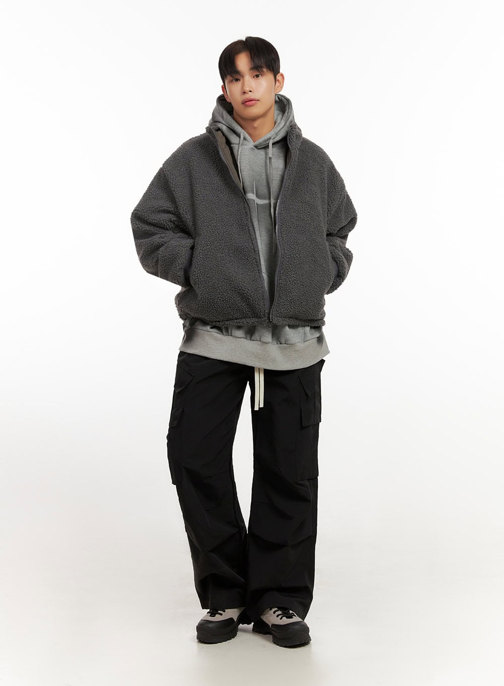 Men's Adjustable Waist Cargo Pants ID406