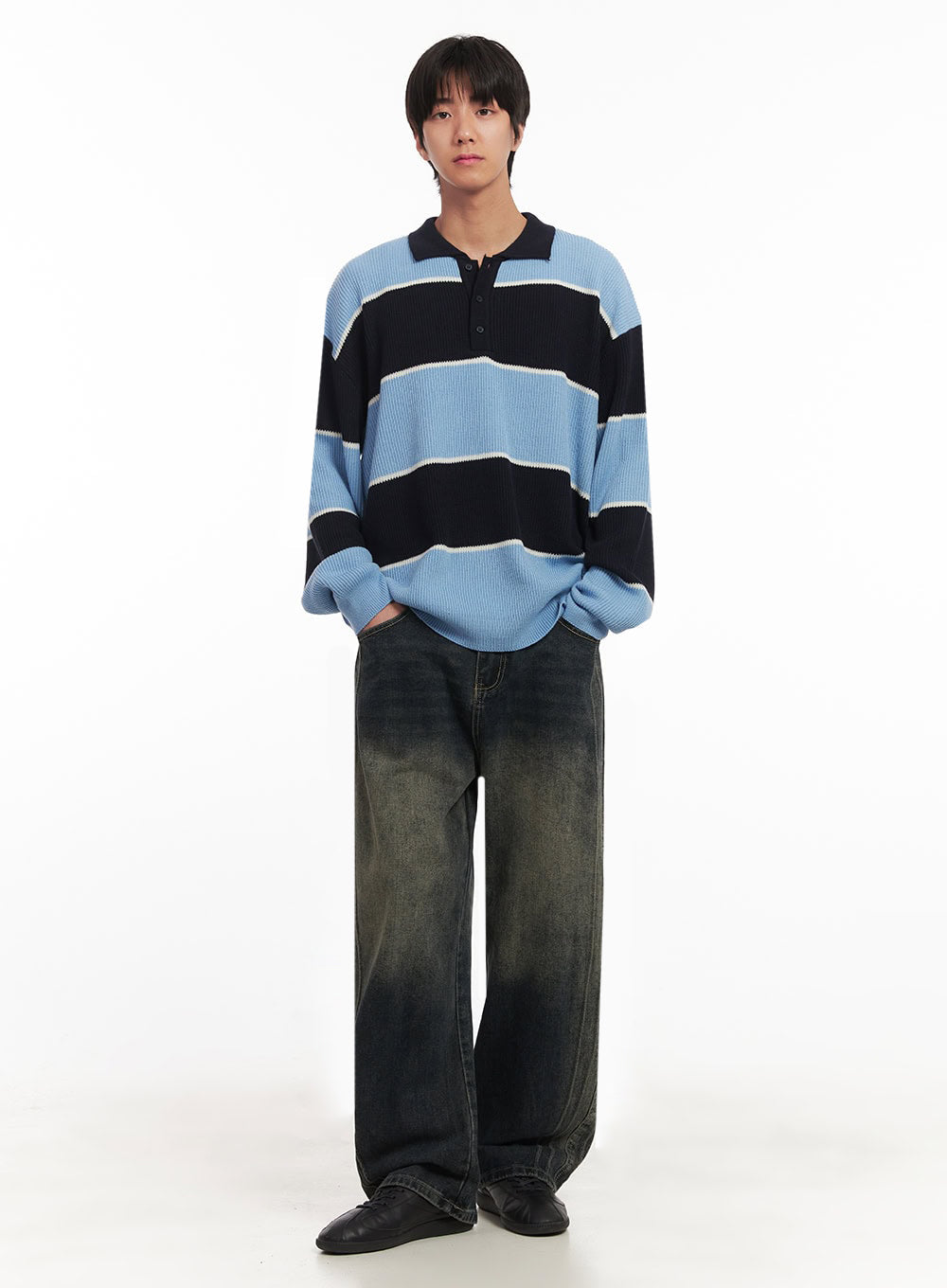 Men's Vintage Straight-Leg Jeans IA510