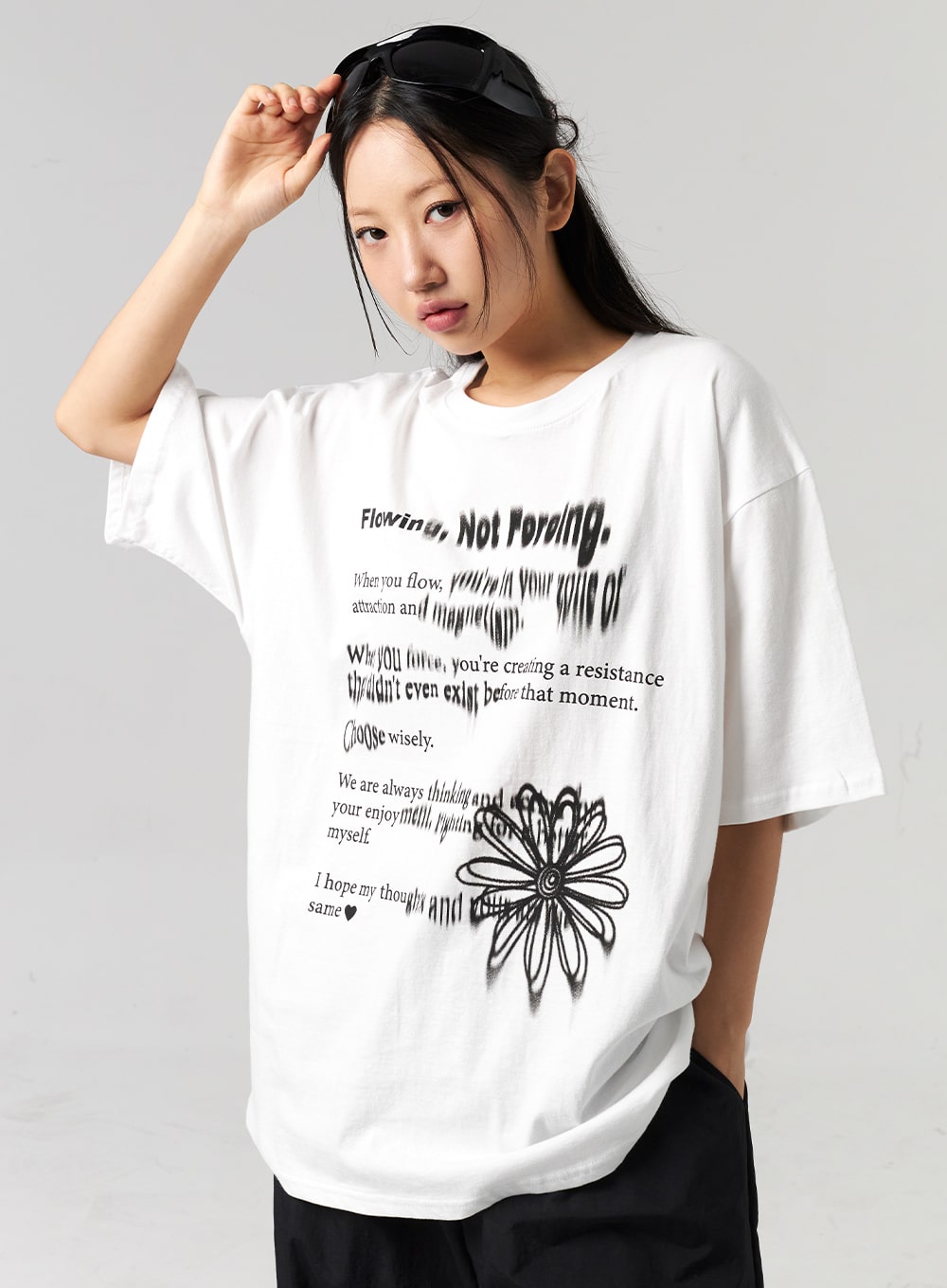 Graphic Oversized Tee CL307