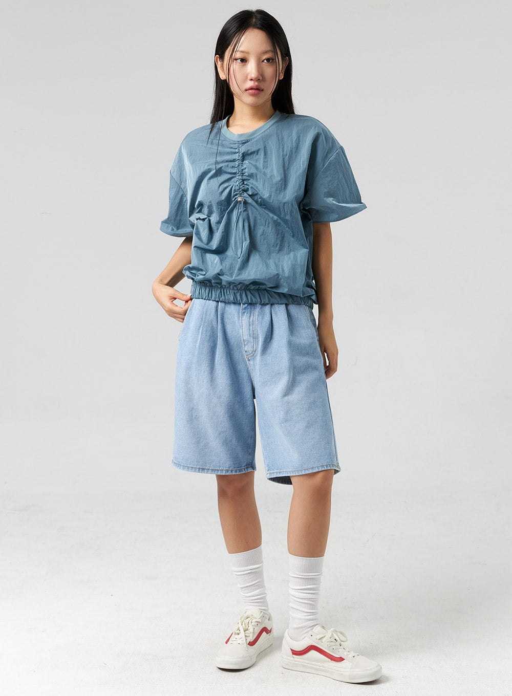 Denim Bermuda Shorts CL326